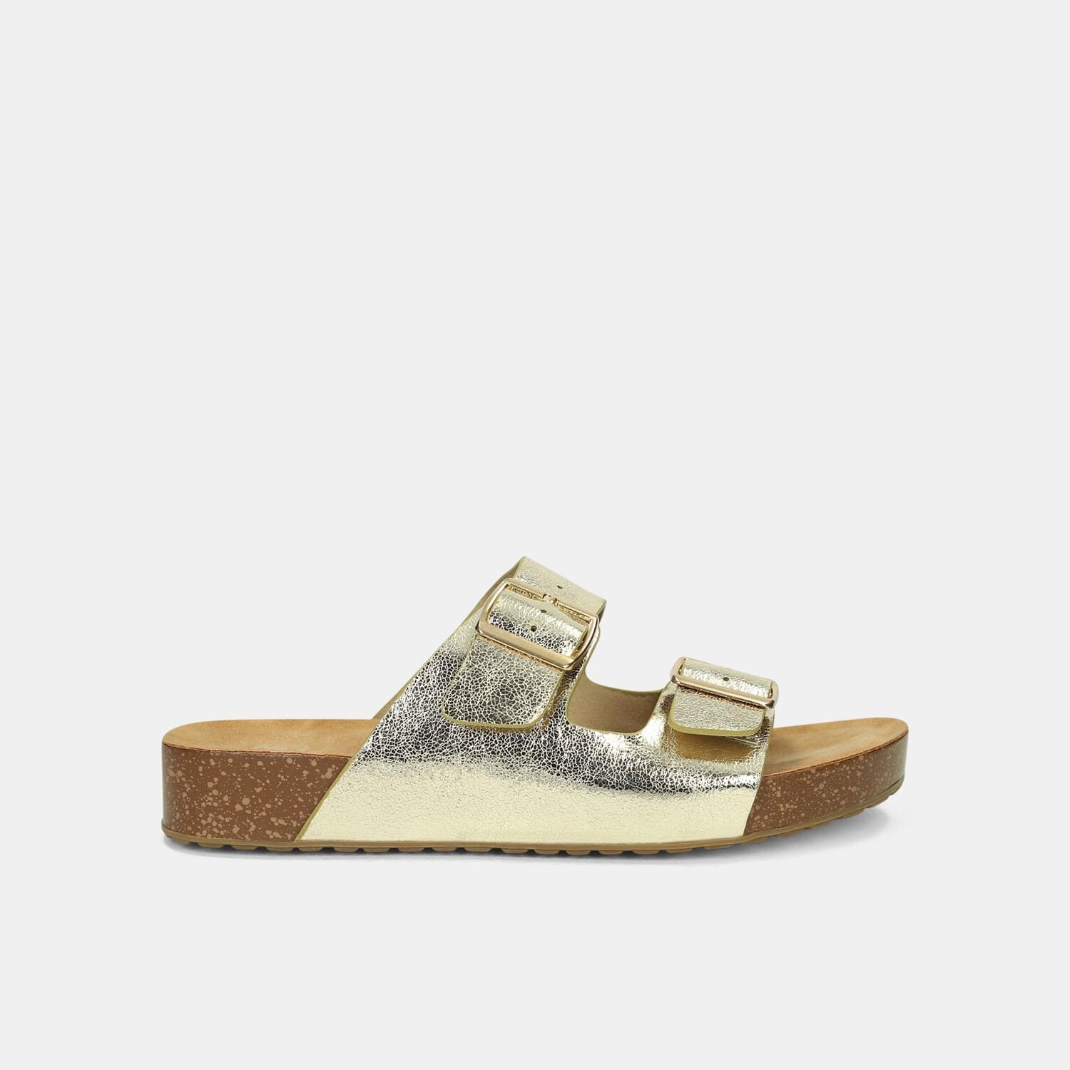 Sandalias Para Mujer Bata Beige Enjoy