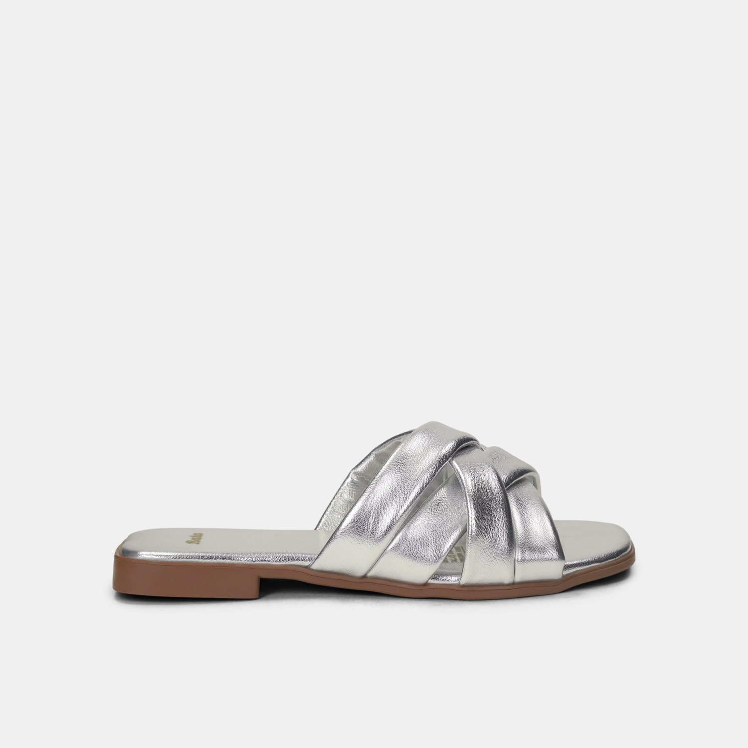 Sandalia Para Mujer Bata Plata Mila