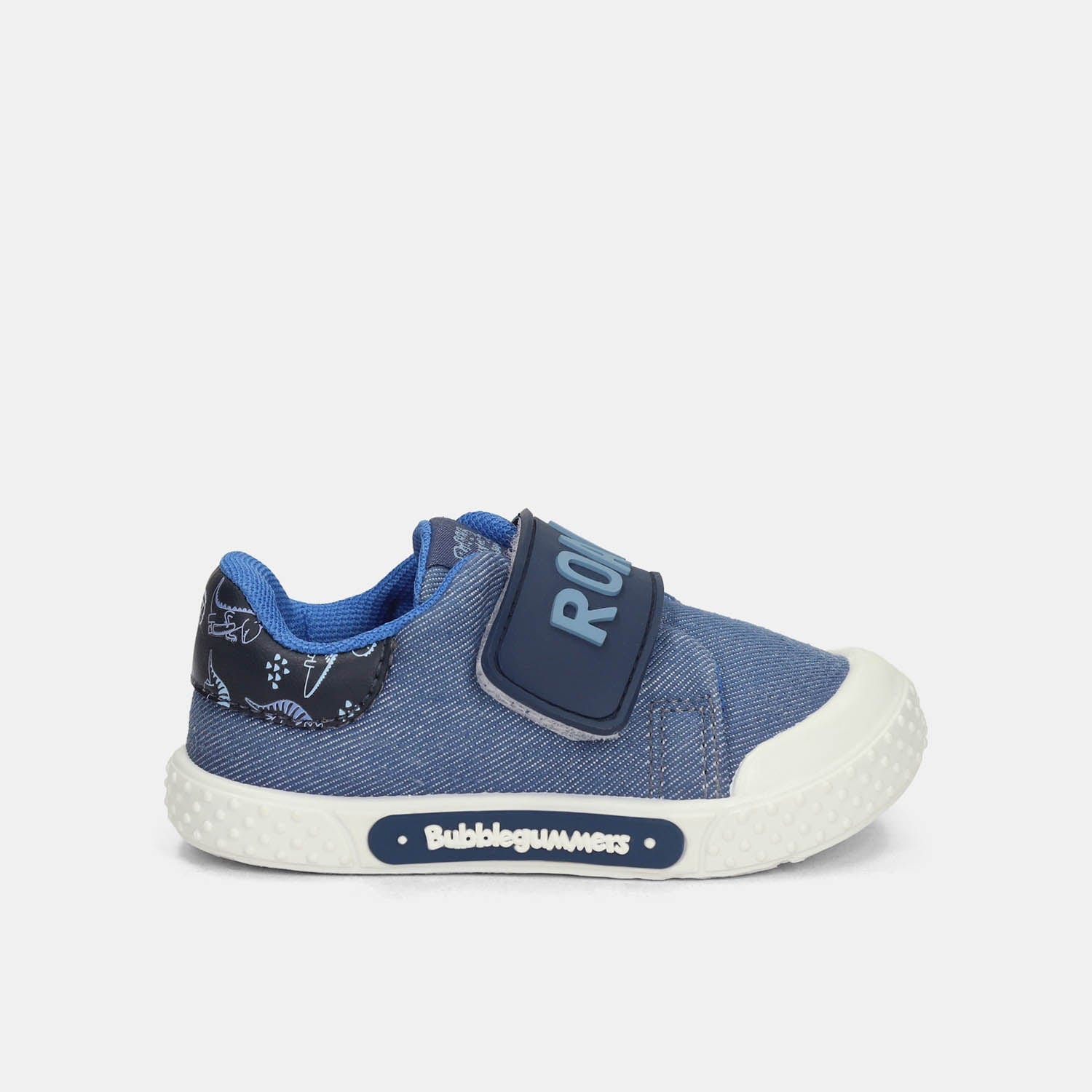 Tenis Para Niño Bubblegummers Azul Aquiles Dino Prewalker Boys 0 +