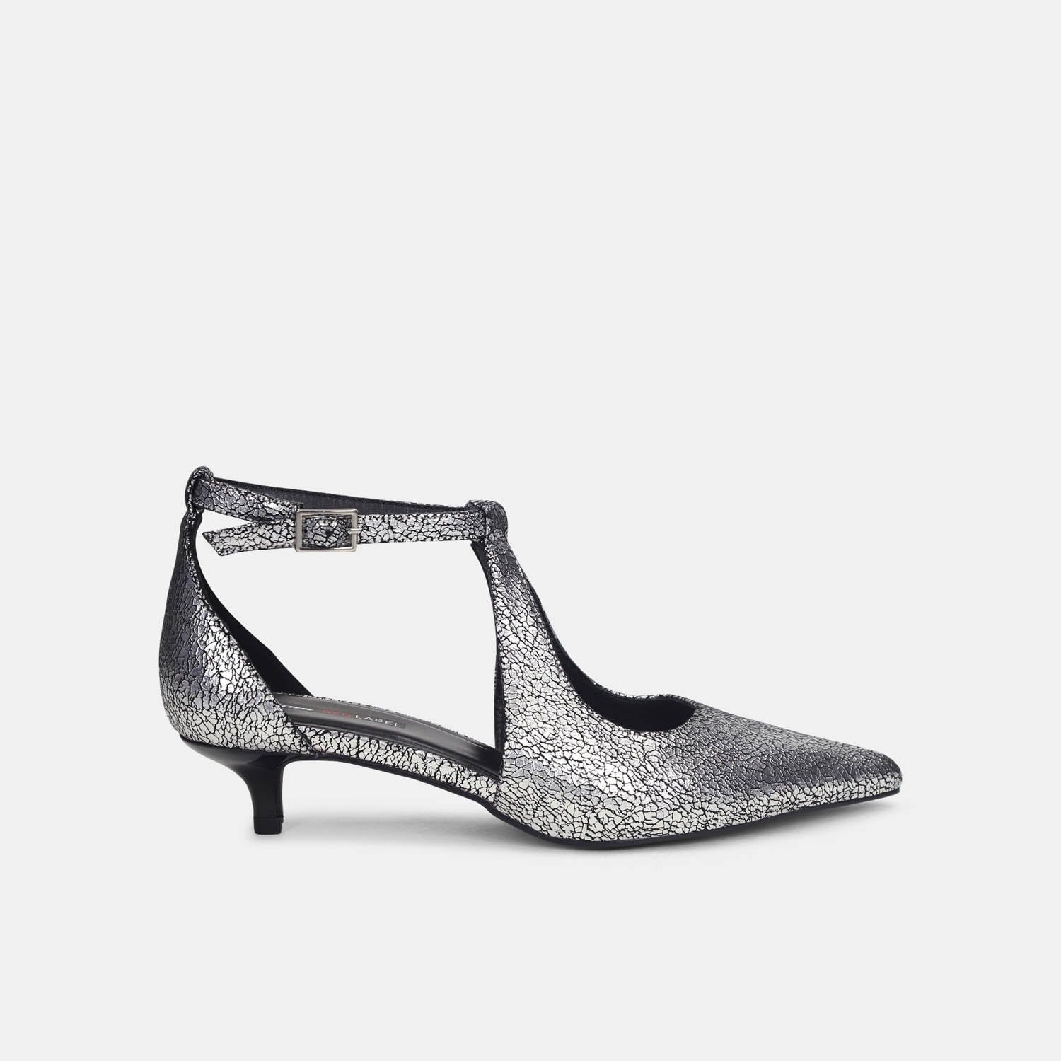 Tacones Para Mujer Bata Red Label Negro Peony