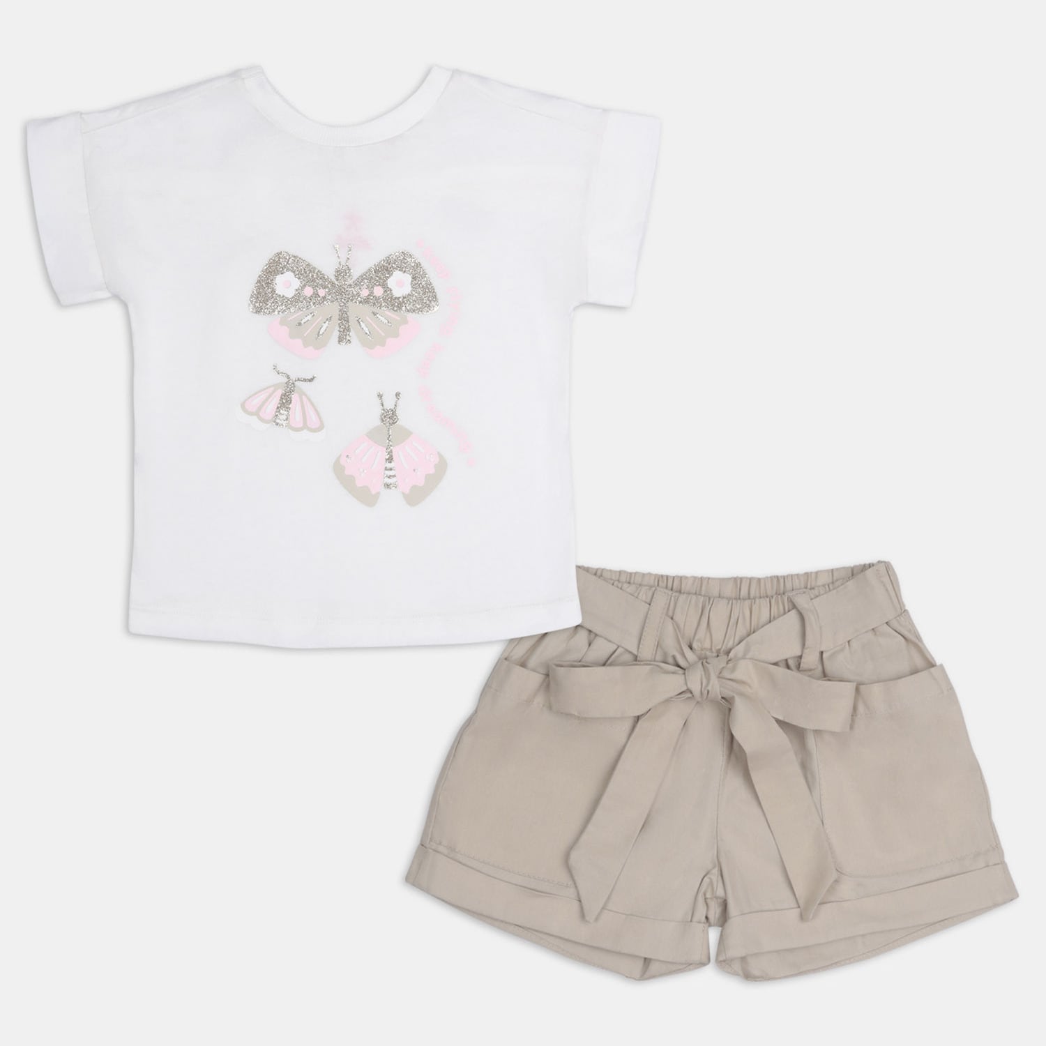 Conjunto Para Niña Bubblegummers Blanco Hueso Ofelia