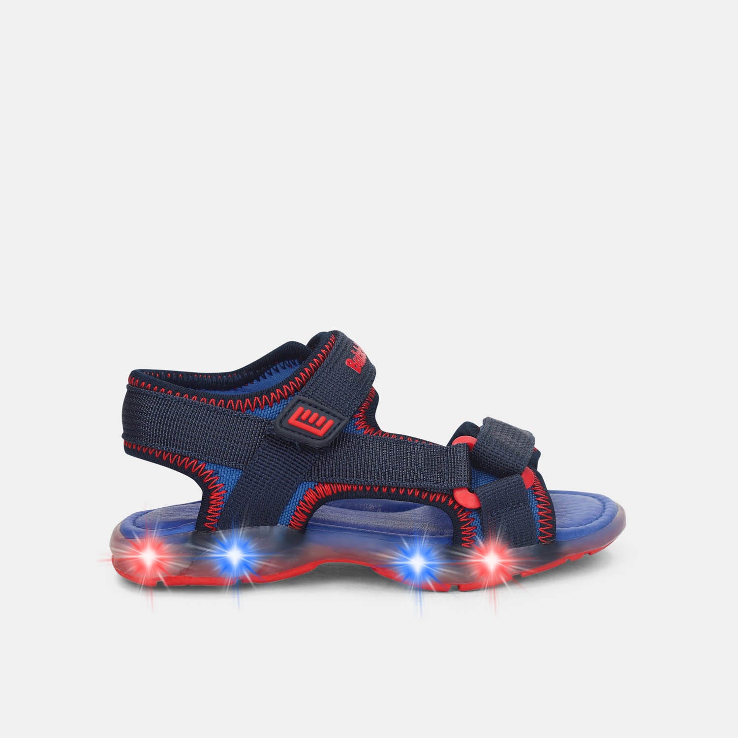 Sandalia Con Luces Infantil Para Niño Bubblegummers Multicolor