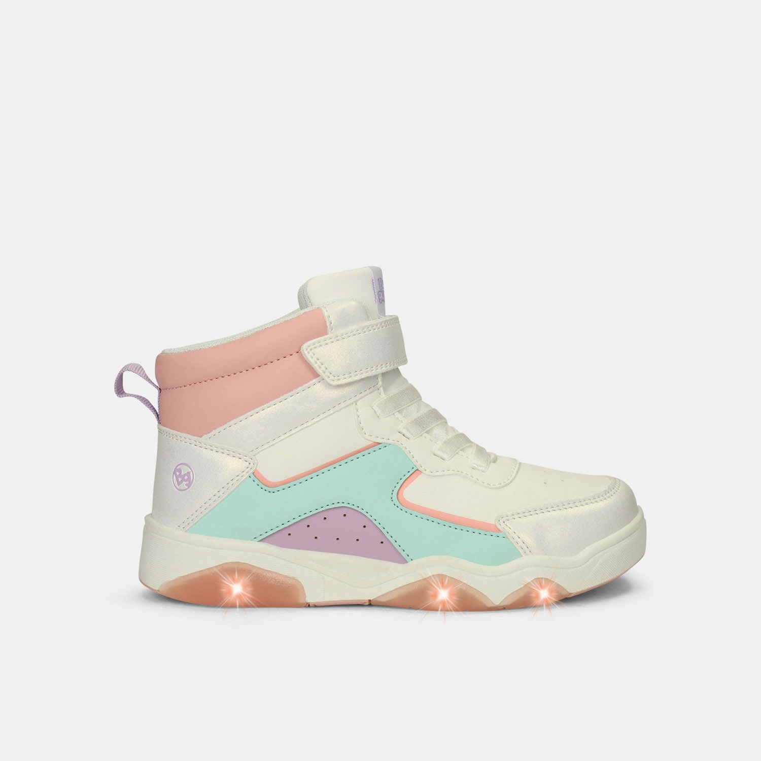 Tenis Con Luces Para Niña Bubblegummers Multicolor Drew