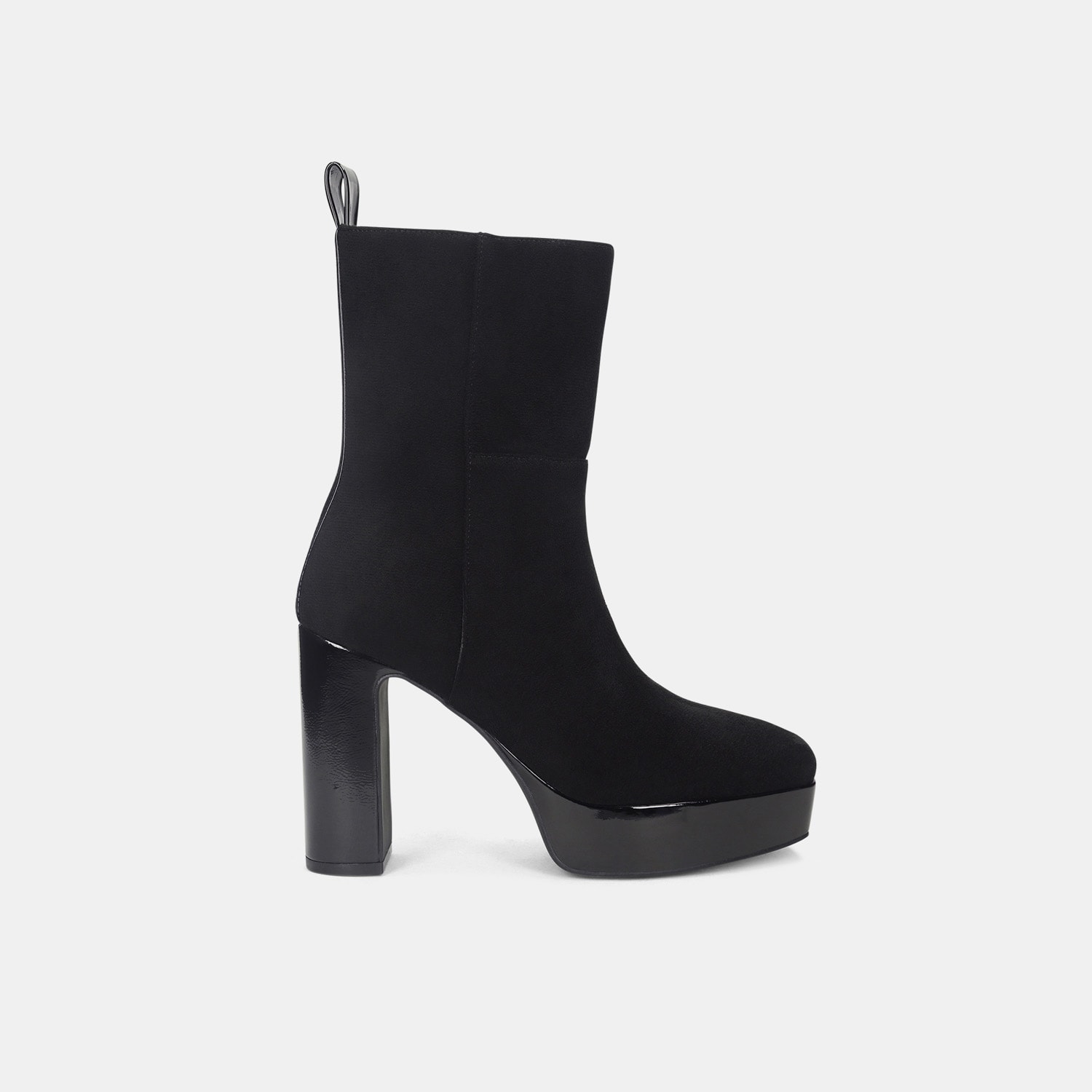 Botines Para Mujer Bata Negro Monica
