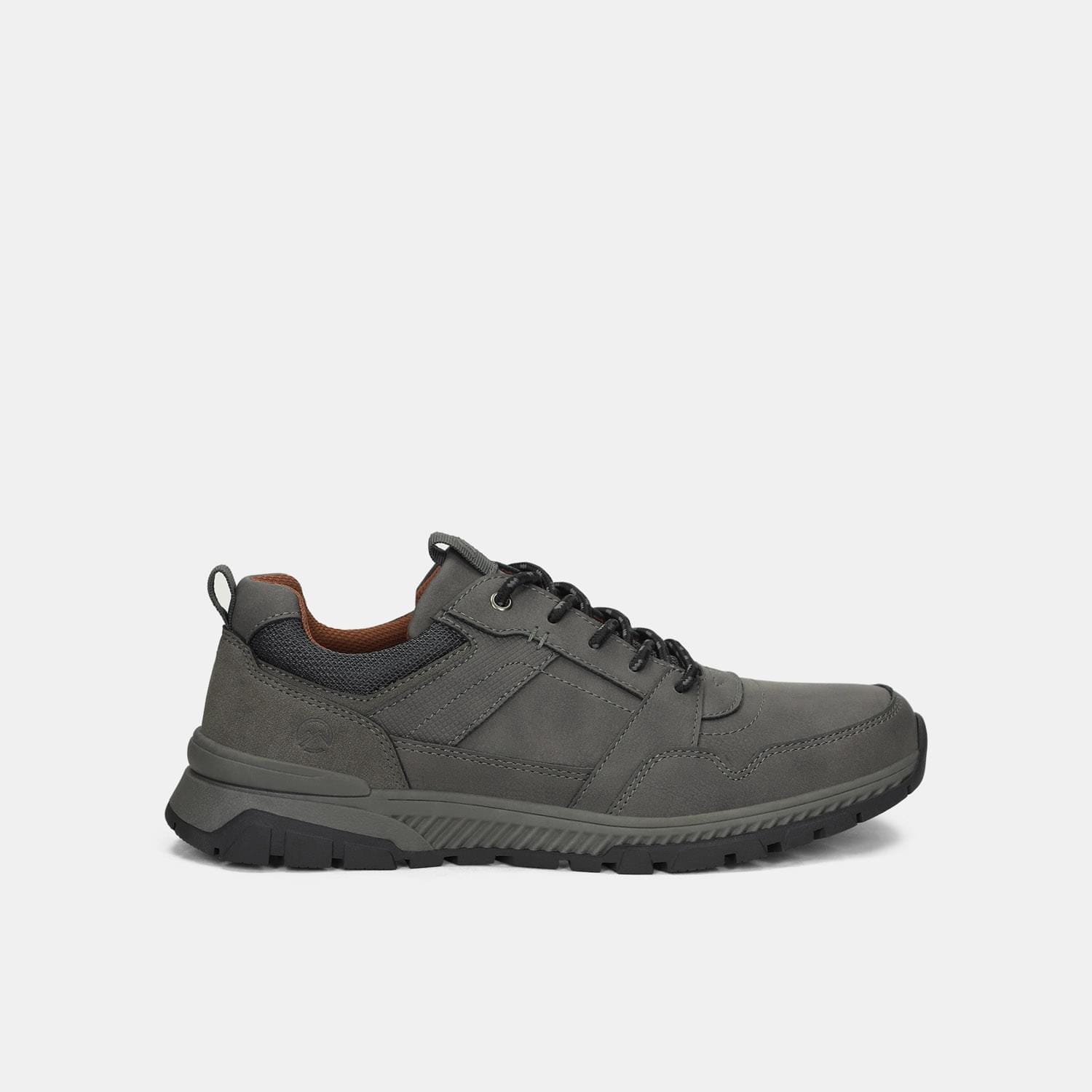 Tenis Para Hombre Bata Gris Odi Passo