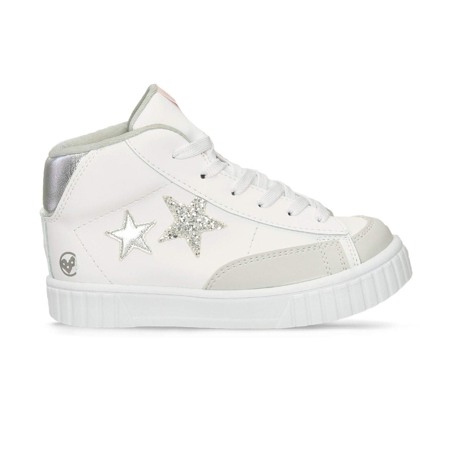 Botas Infantil Para Niña Bubblegummers Blanco-Plateado Rosalin