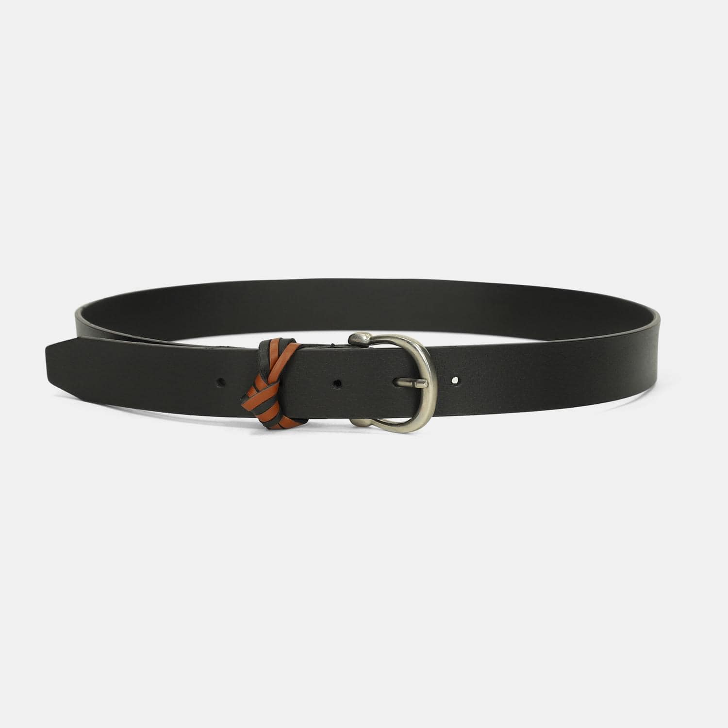 Cinturón Para Hombre Bata Negro Mooma Acc. Basicos