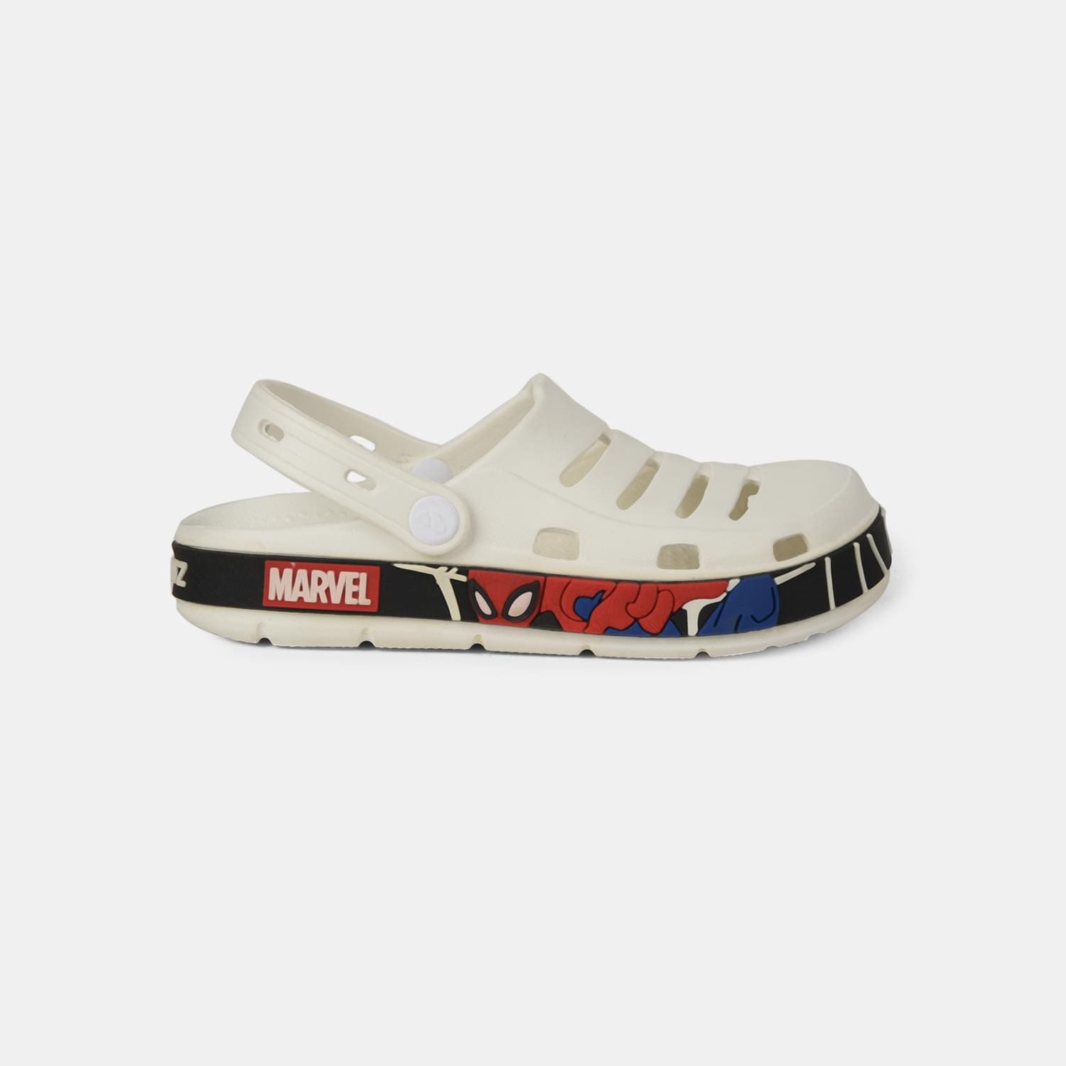 Floatz White Clog Sandals For Boys