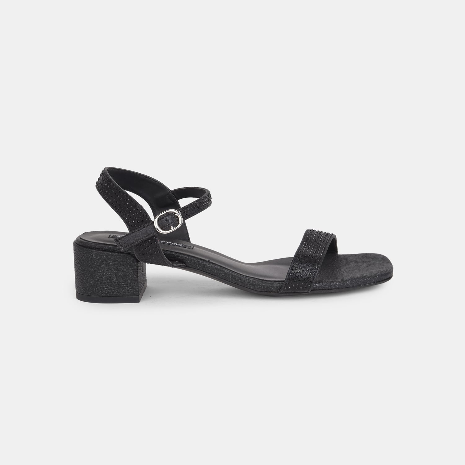 Red Label Black Sandals For Women