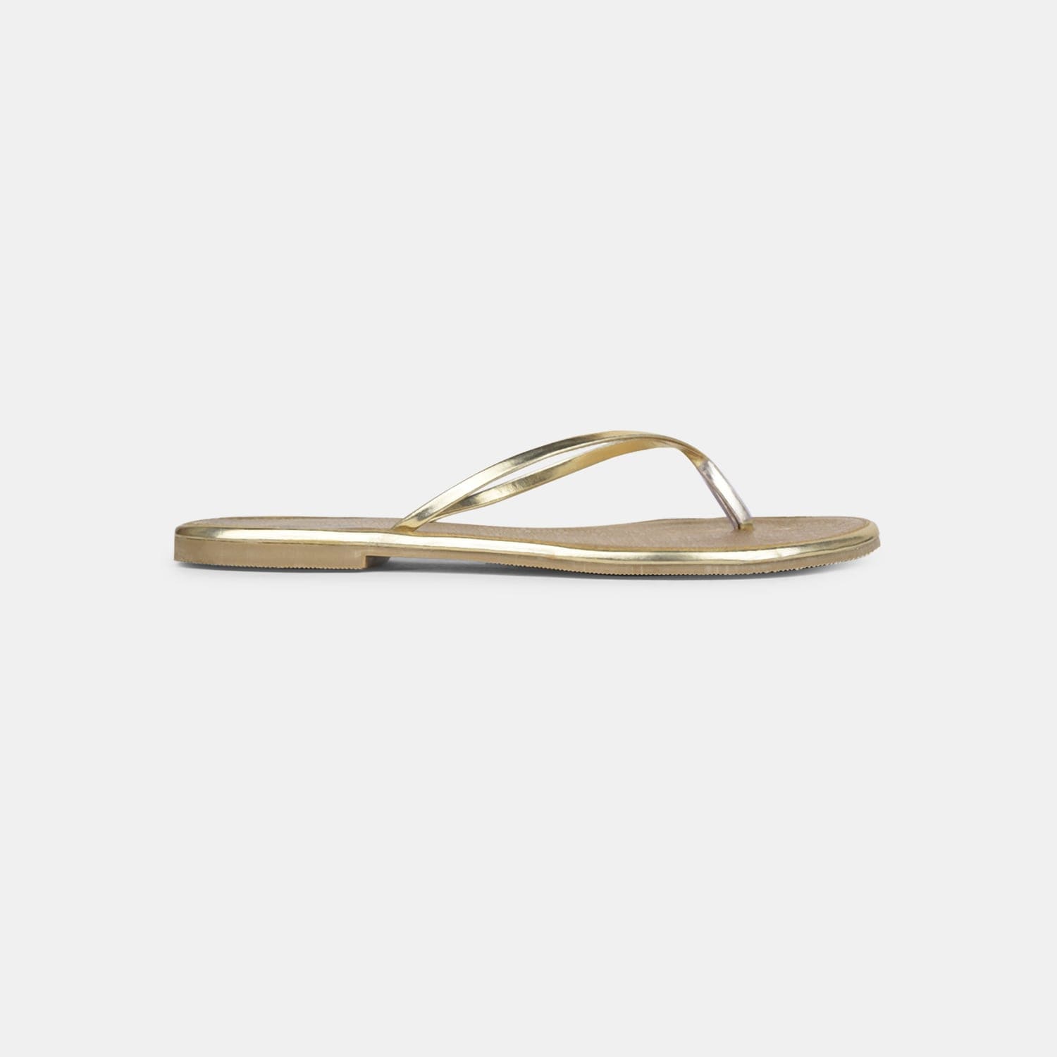 Bata Gold Thongs For Women