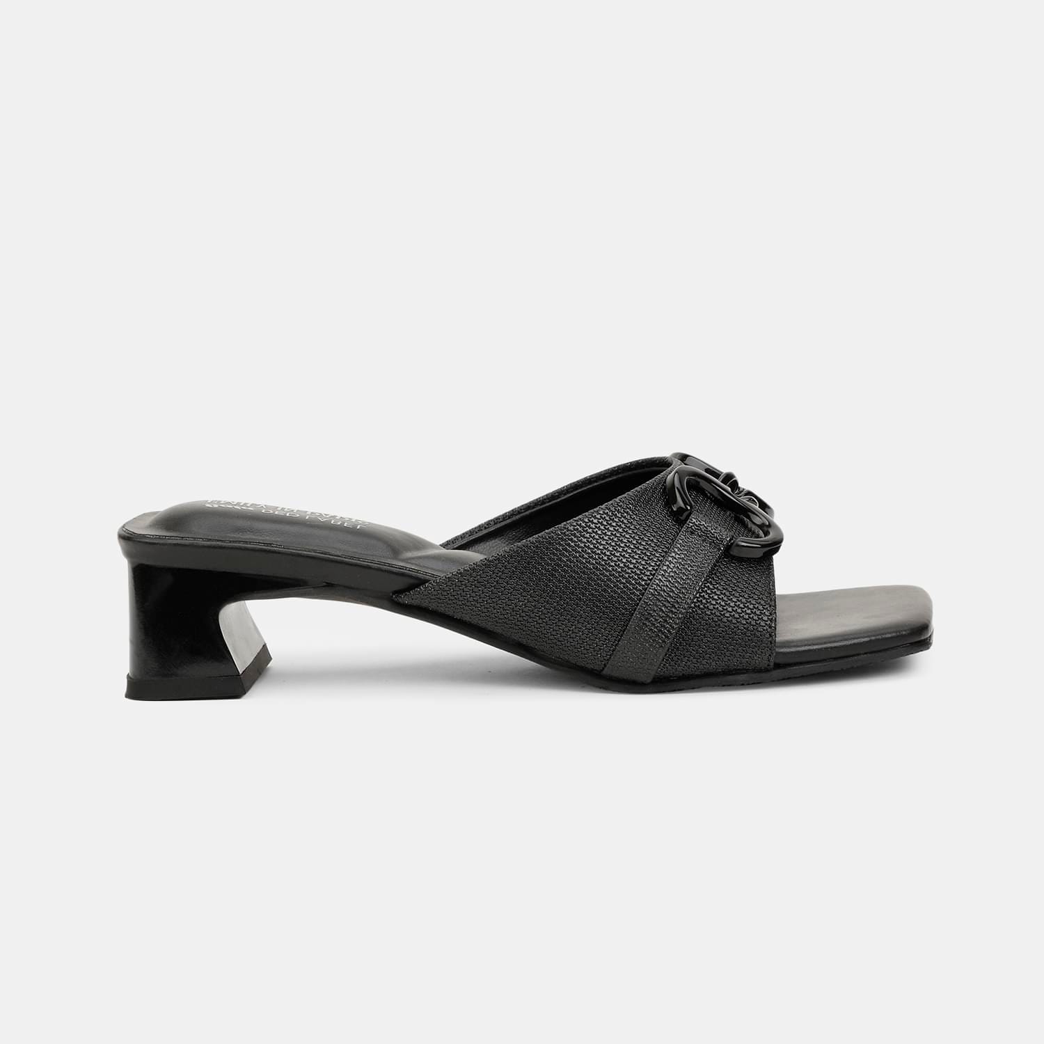 RED LABEL BLACK MULE FOR WOMEN