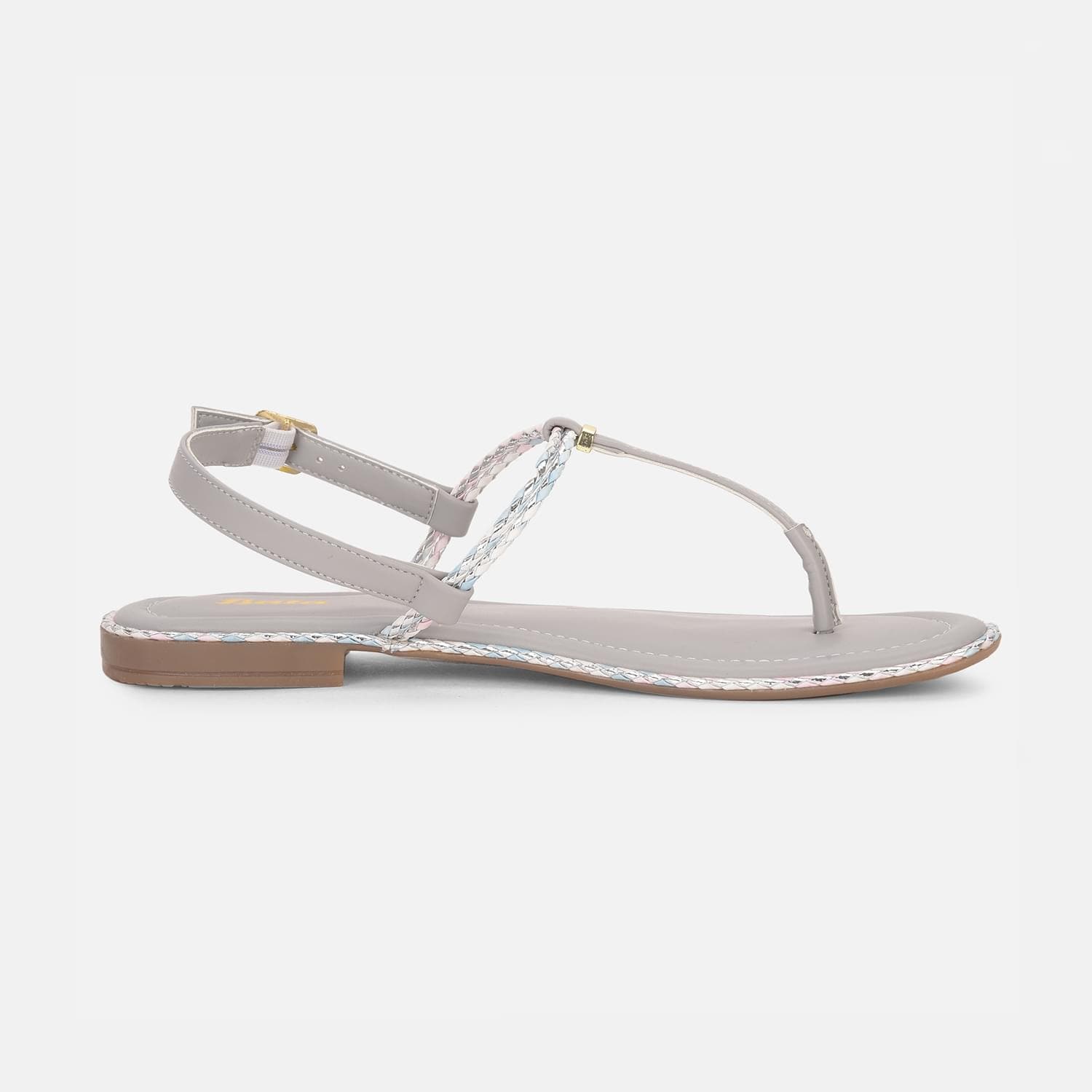 Bata Grey Sandals For Women