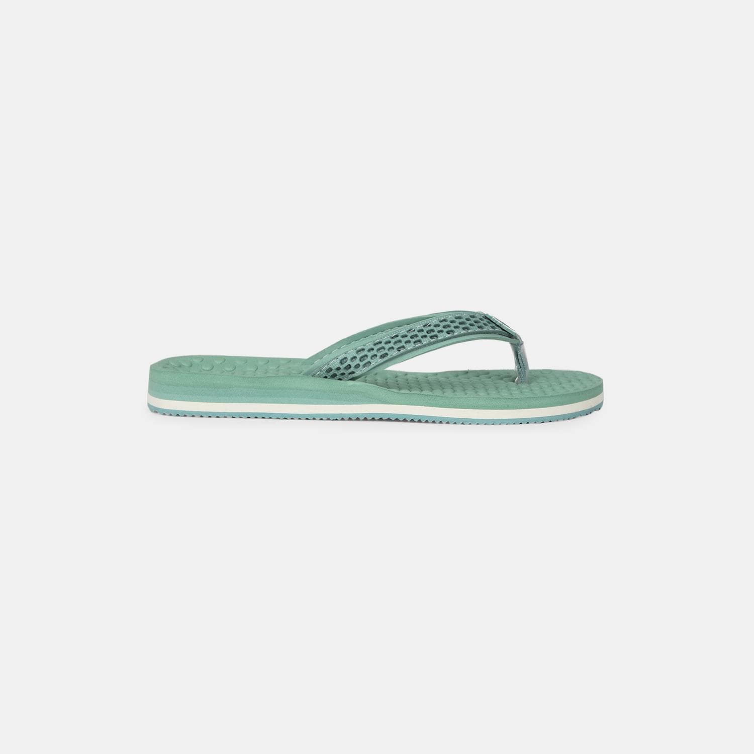 Bata Sunshine Green Flip-Flops for Women