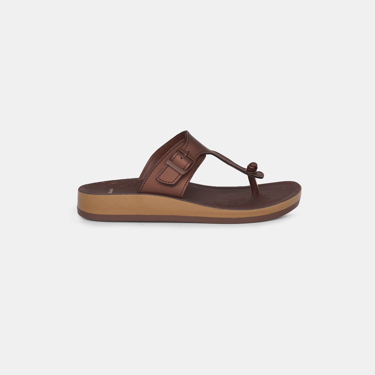 Bata Brown Thongs For Women