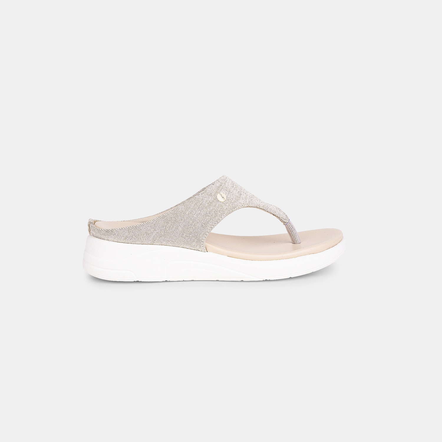 Bata Comfit Beige Thong For Women