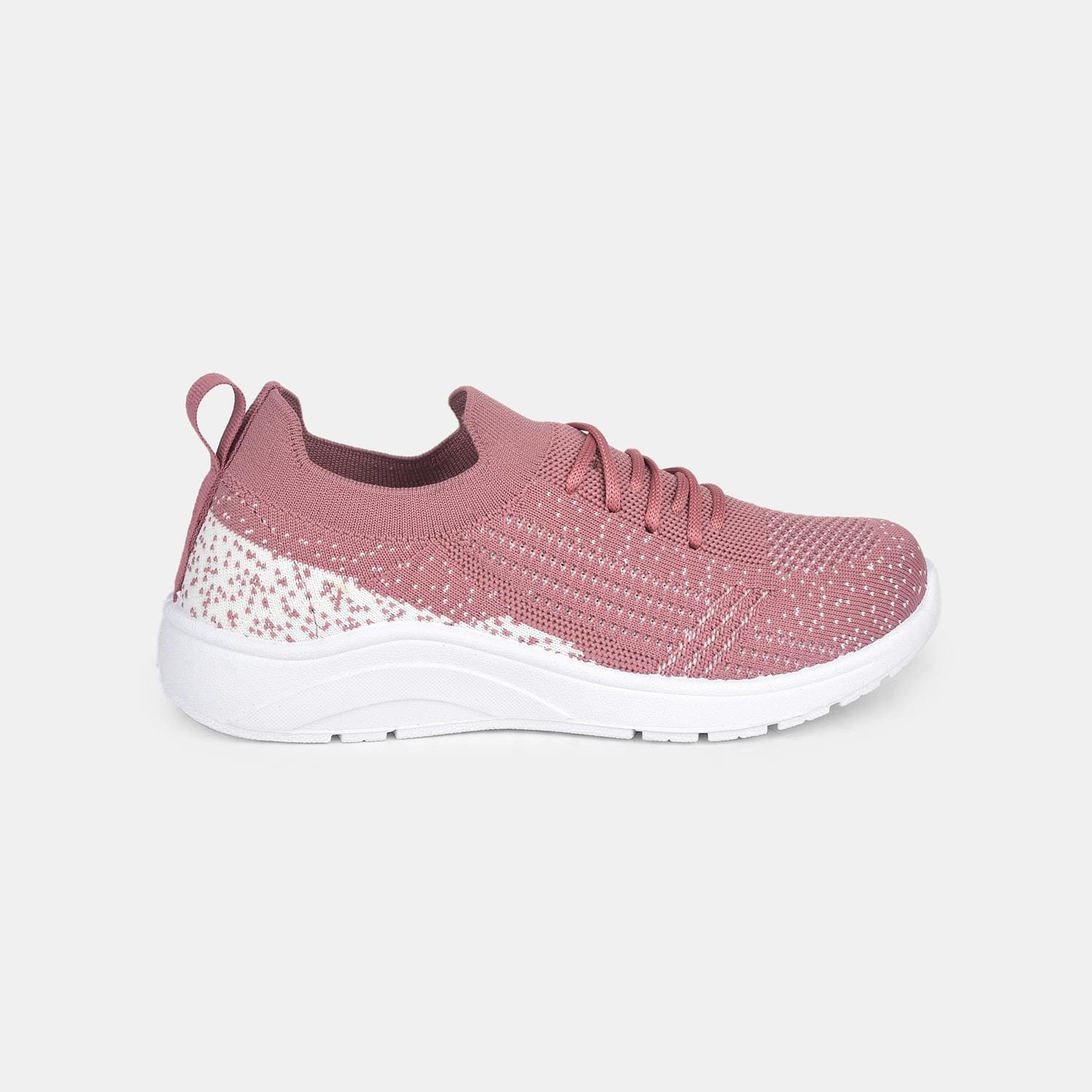 Bata pink textile casual slip-on shoes for women