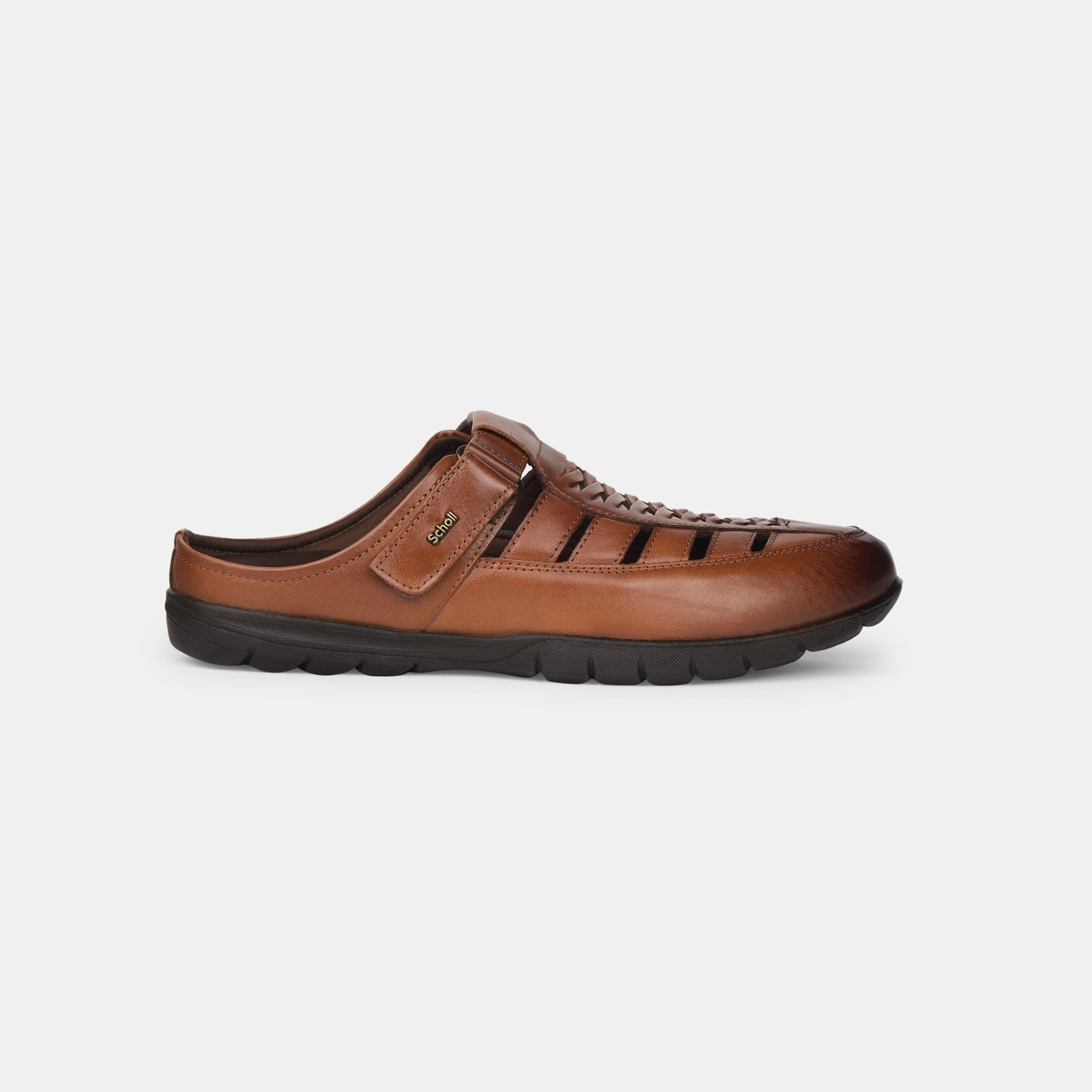 Scholl Tan Slippers For Men
