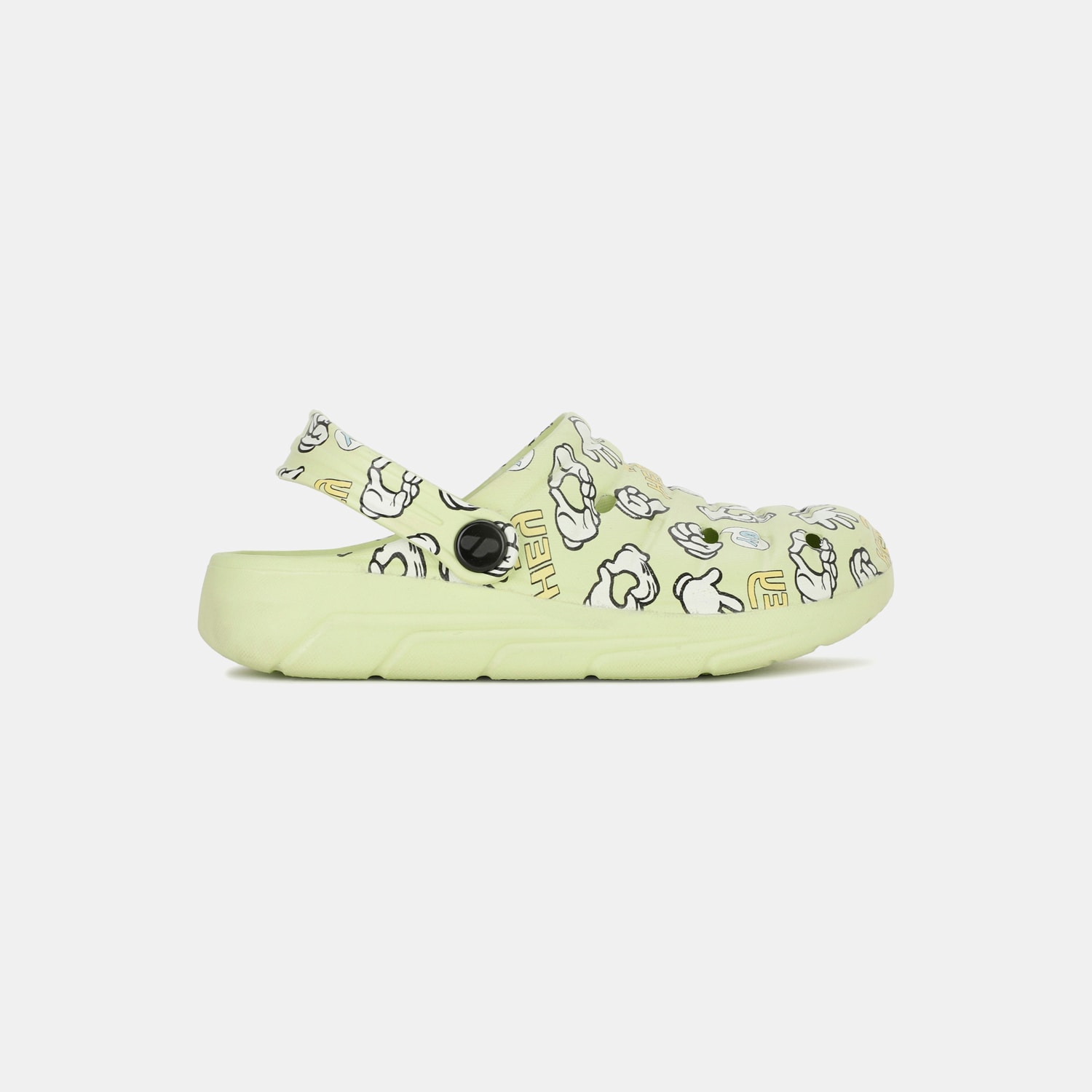 Floatz Light Green Clogs For Kids