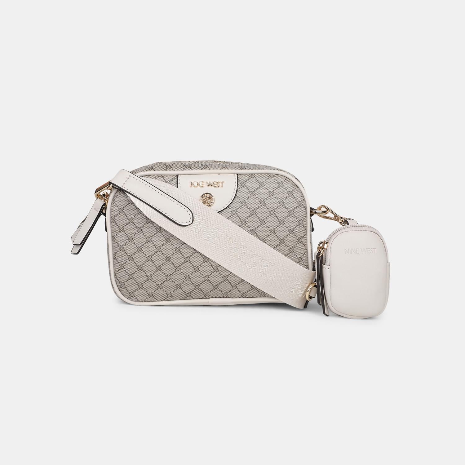 NINE WEST BEIGE HAND BAG FOR WOMEN