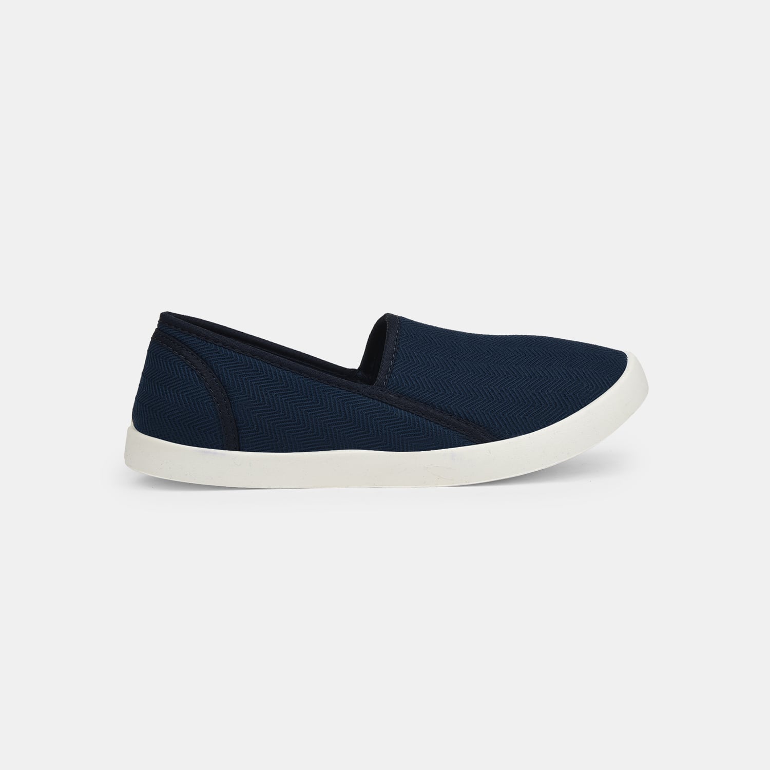 Bata Navy Casual Slip-On Shoes For Women