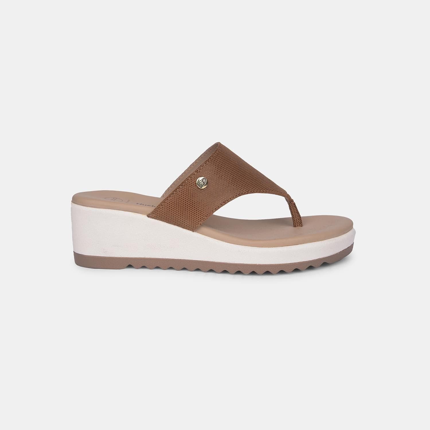 Hush Puppies Light Brown Thongs For Women