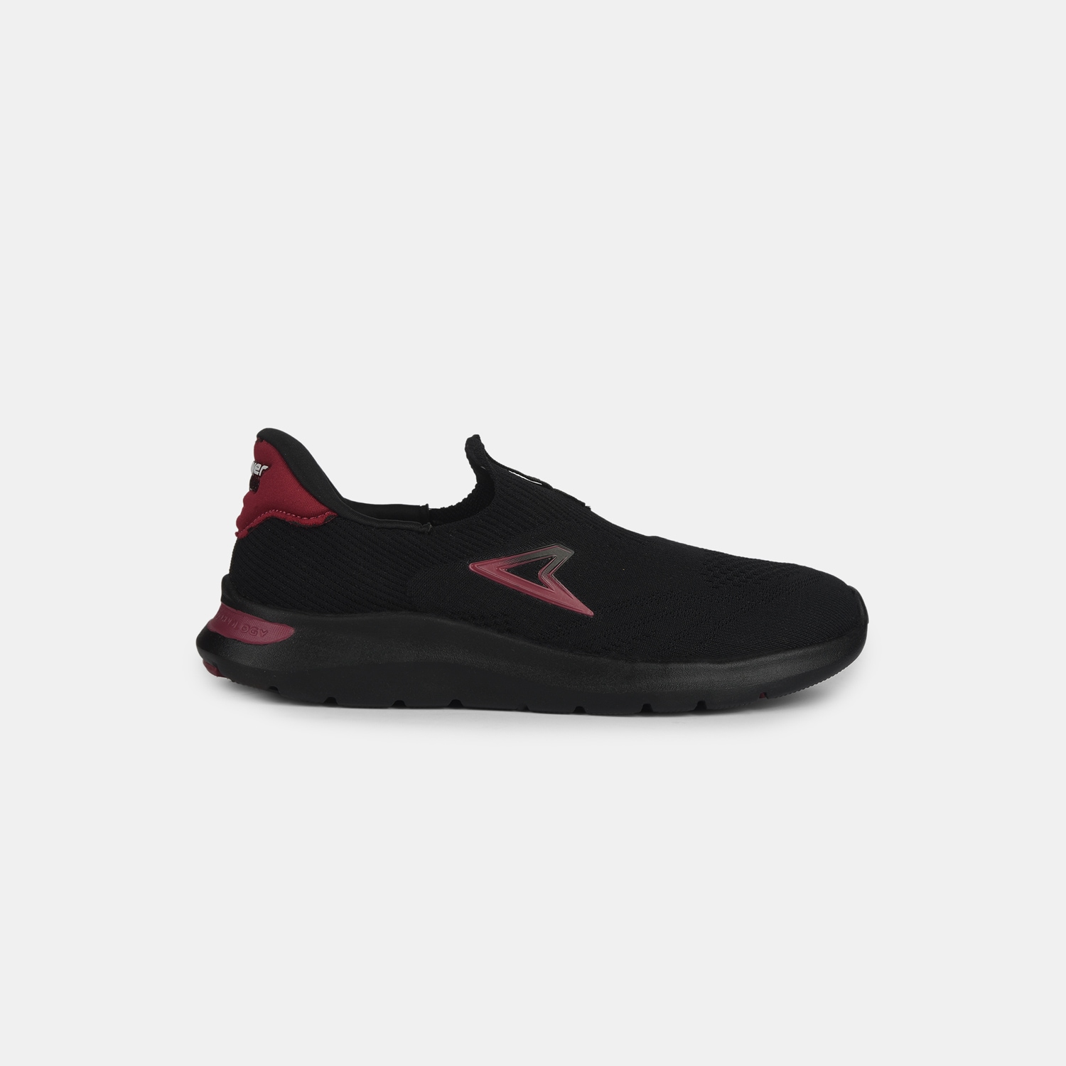 Power Black Walking Shoes For Men