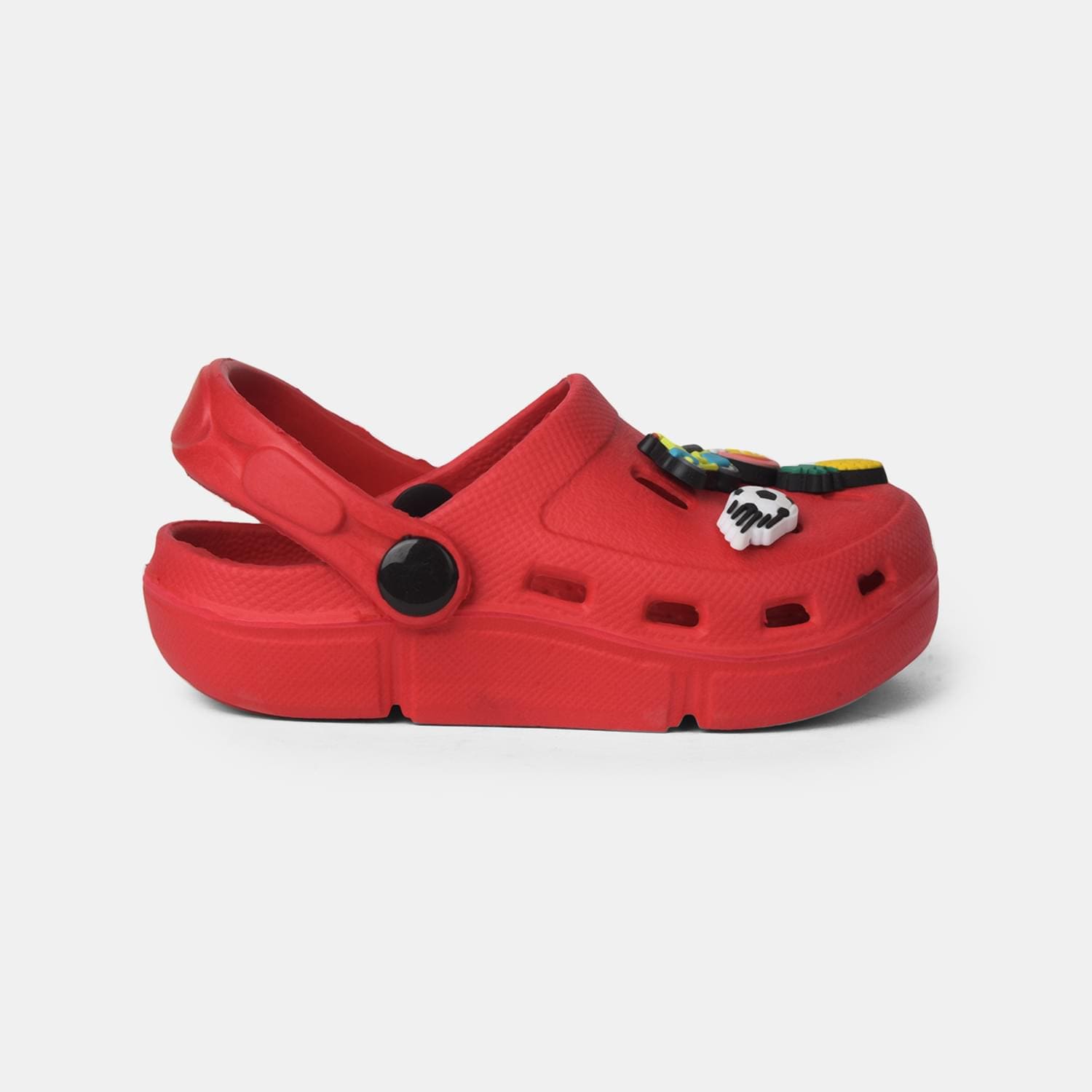 BUBBLEGUMMERS RED CLOGS FOR BOYS