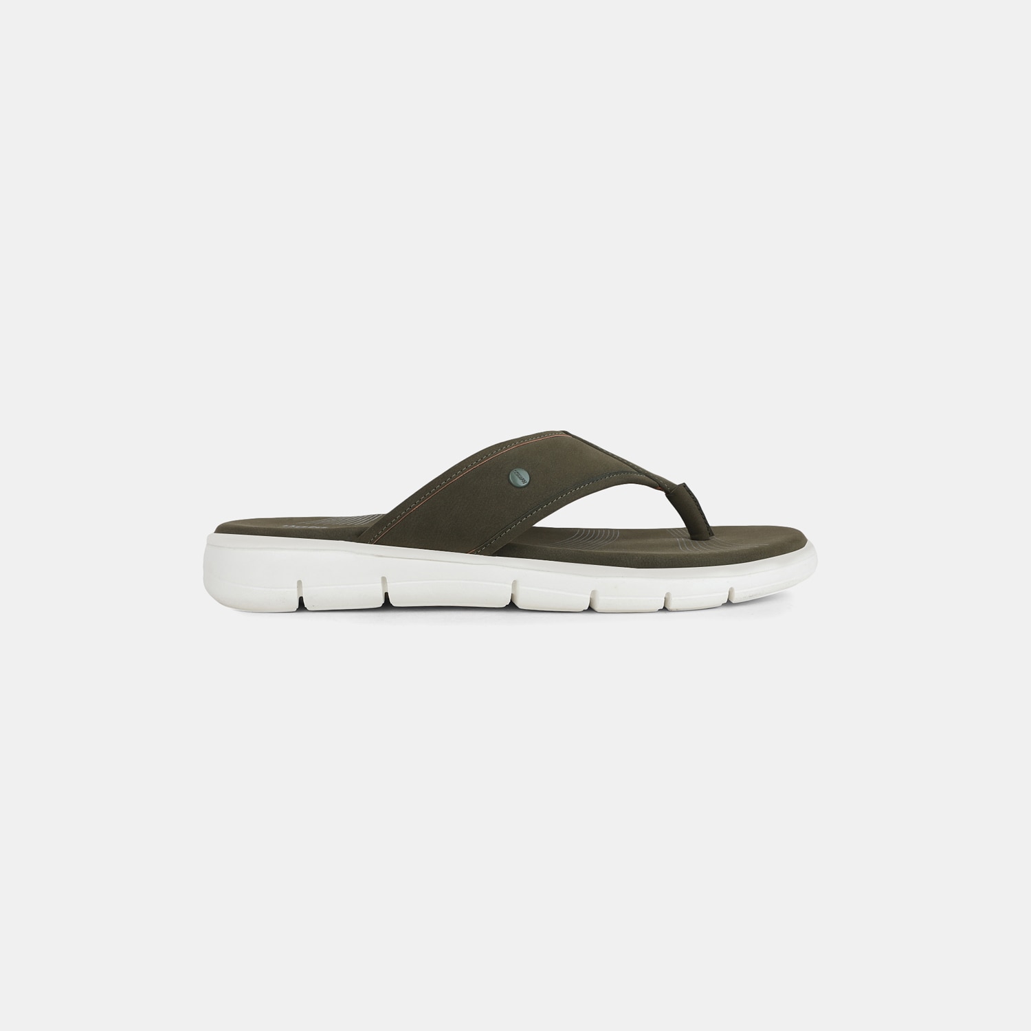 Bata Comfit Olive Flip Flops For Men