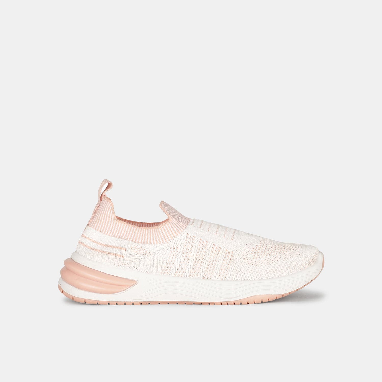 North Star White Textile Casual Slip-On Shoes for Women