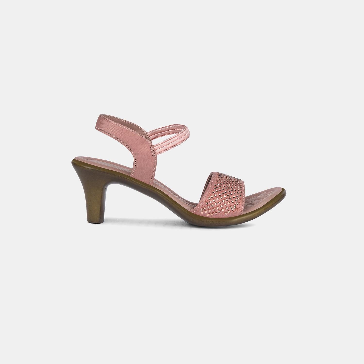 Bata Pink Heel Sandals For Women