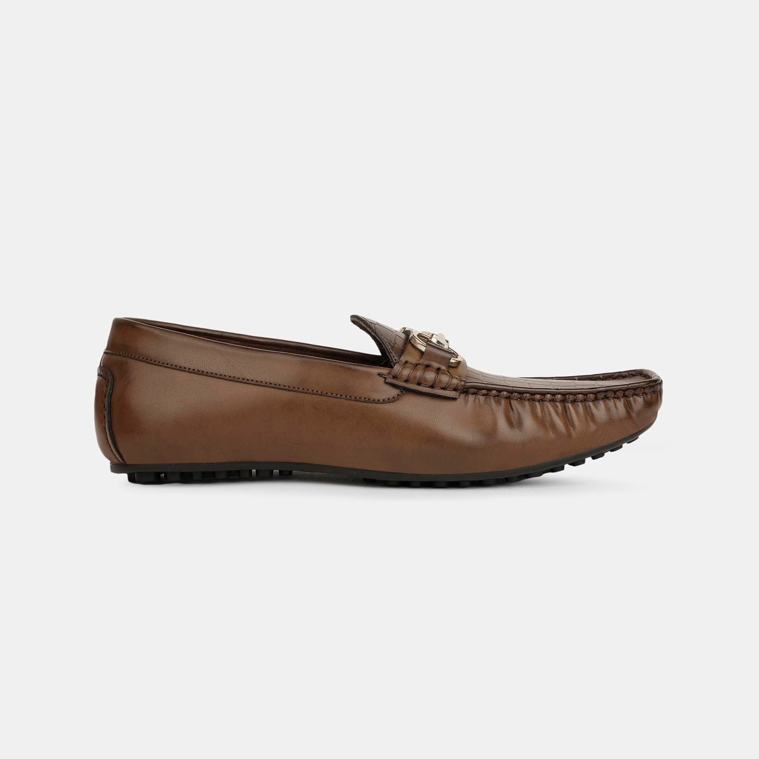 RED LABEL DARK BROWN LOAFERS FOR MEN