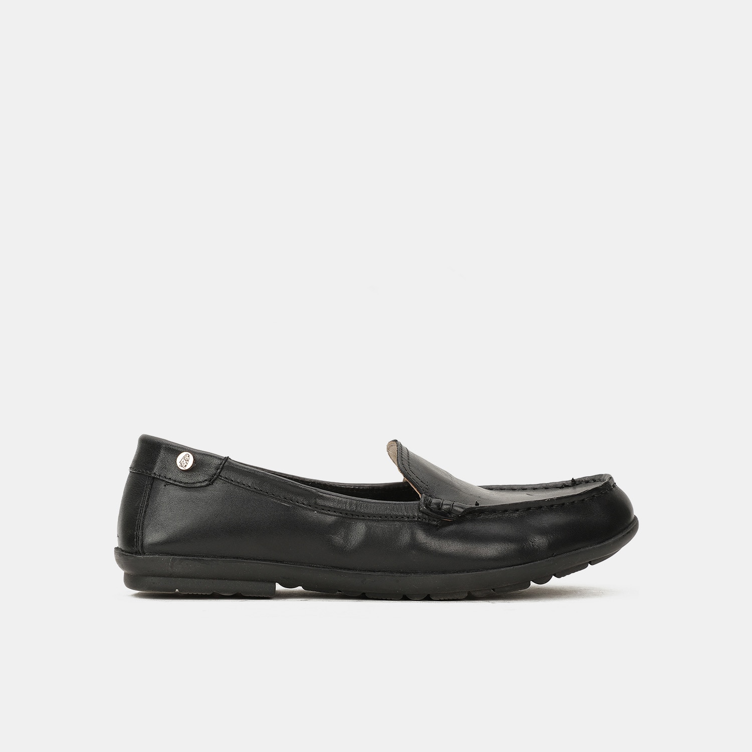 Hush Puppies Black Loafers For Women