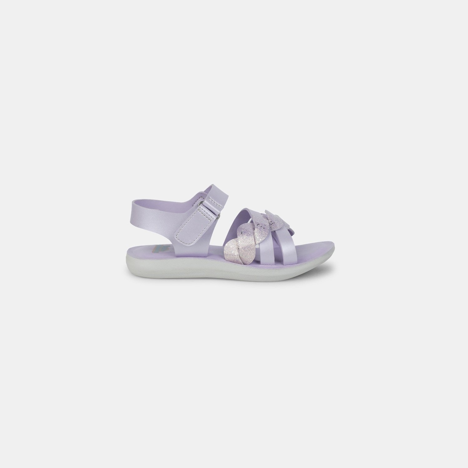 Bubblegummers Purple Sandals For Girls
