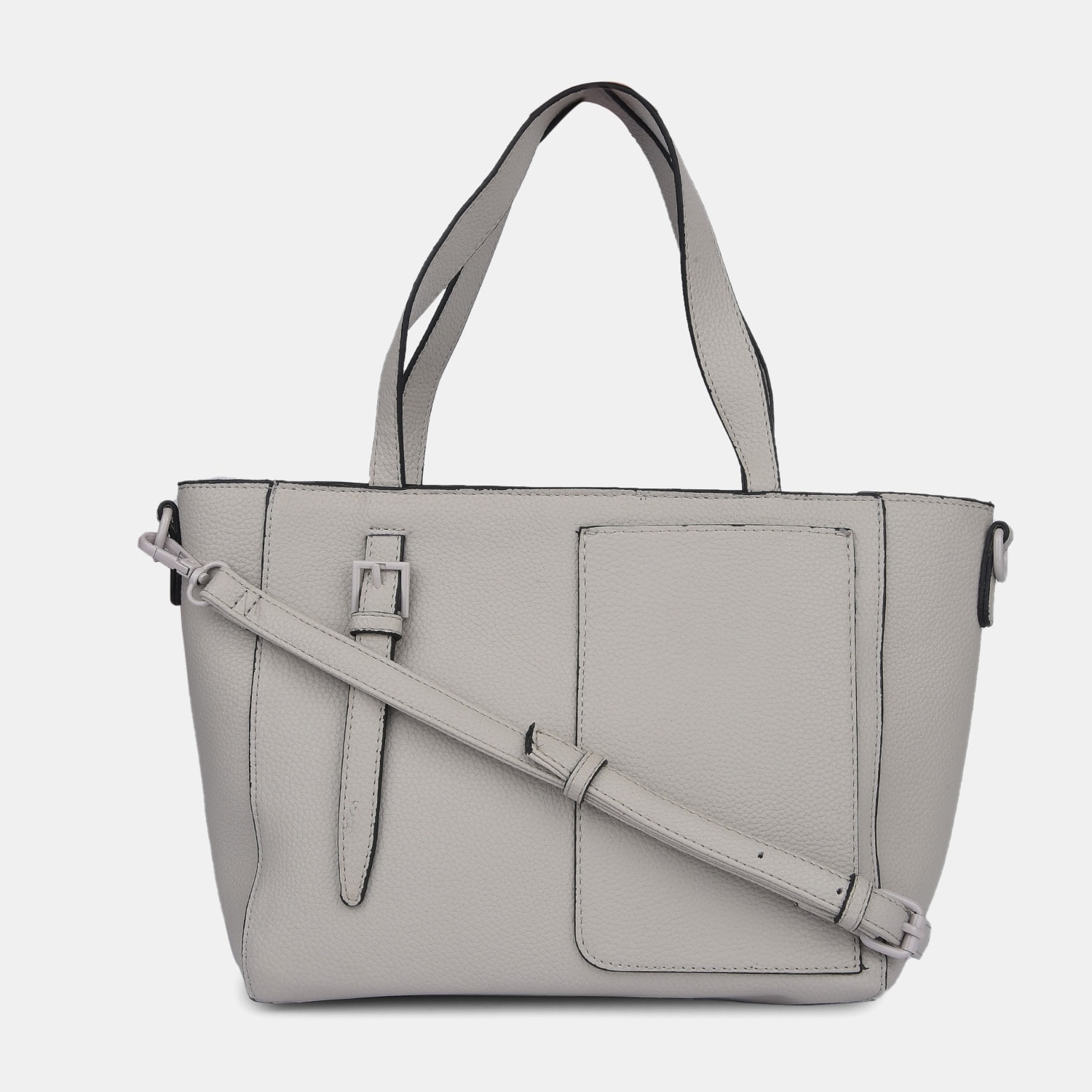 Bata Red Label Grey Handbag For Women