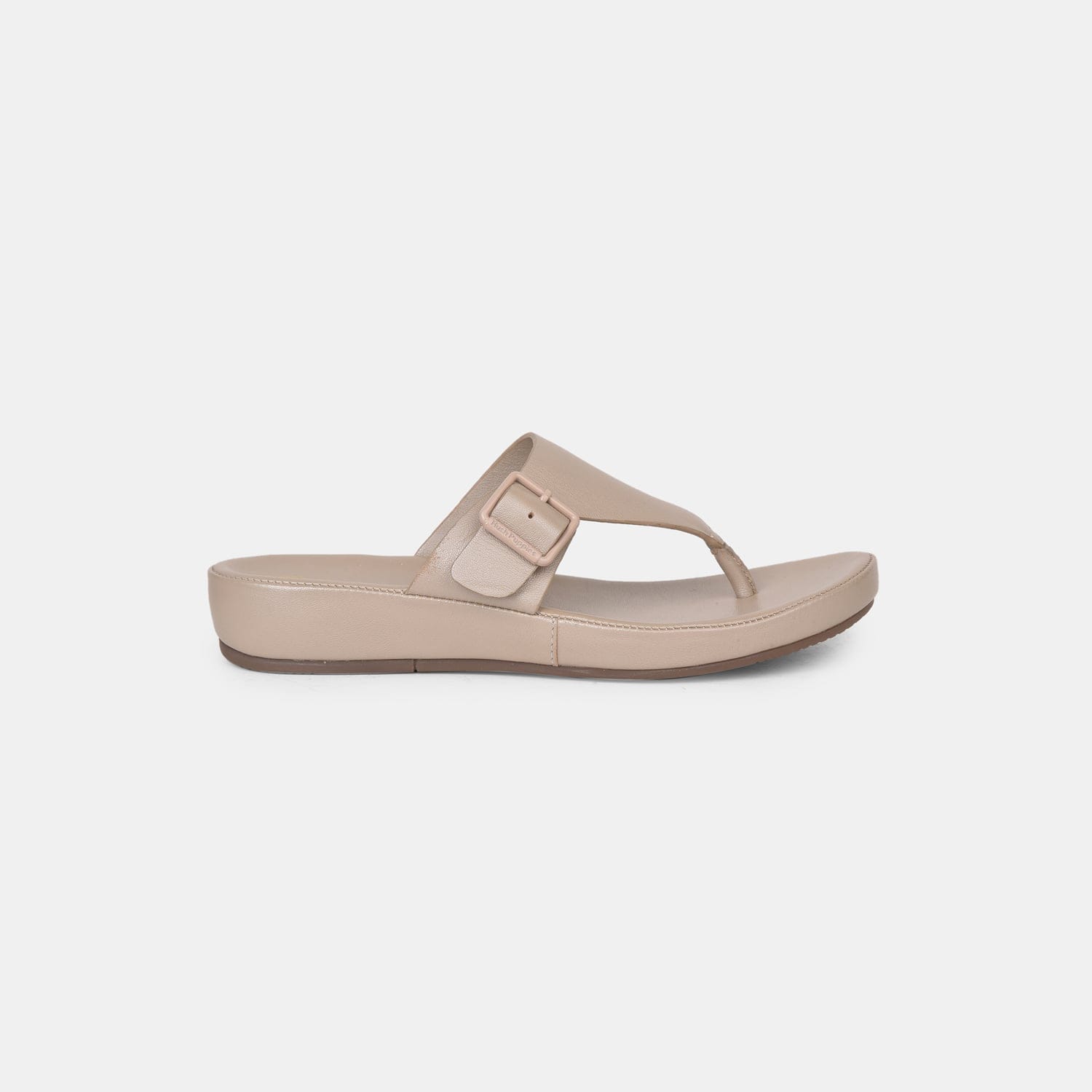 Hush Puppies Beige Thongs For Women