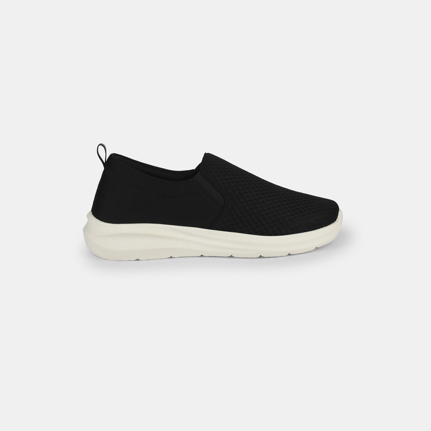 Bata Black Casual Slip-On Shoes For Men