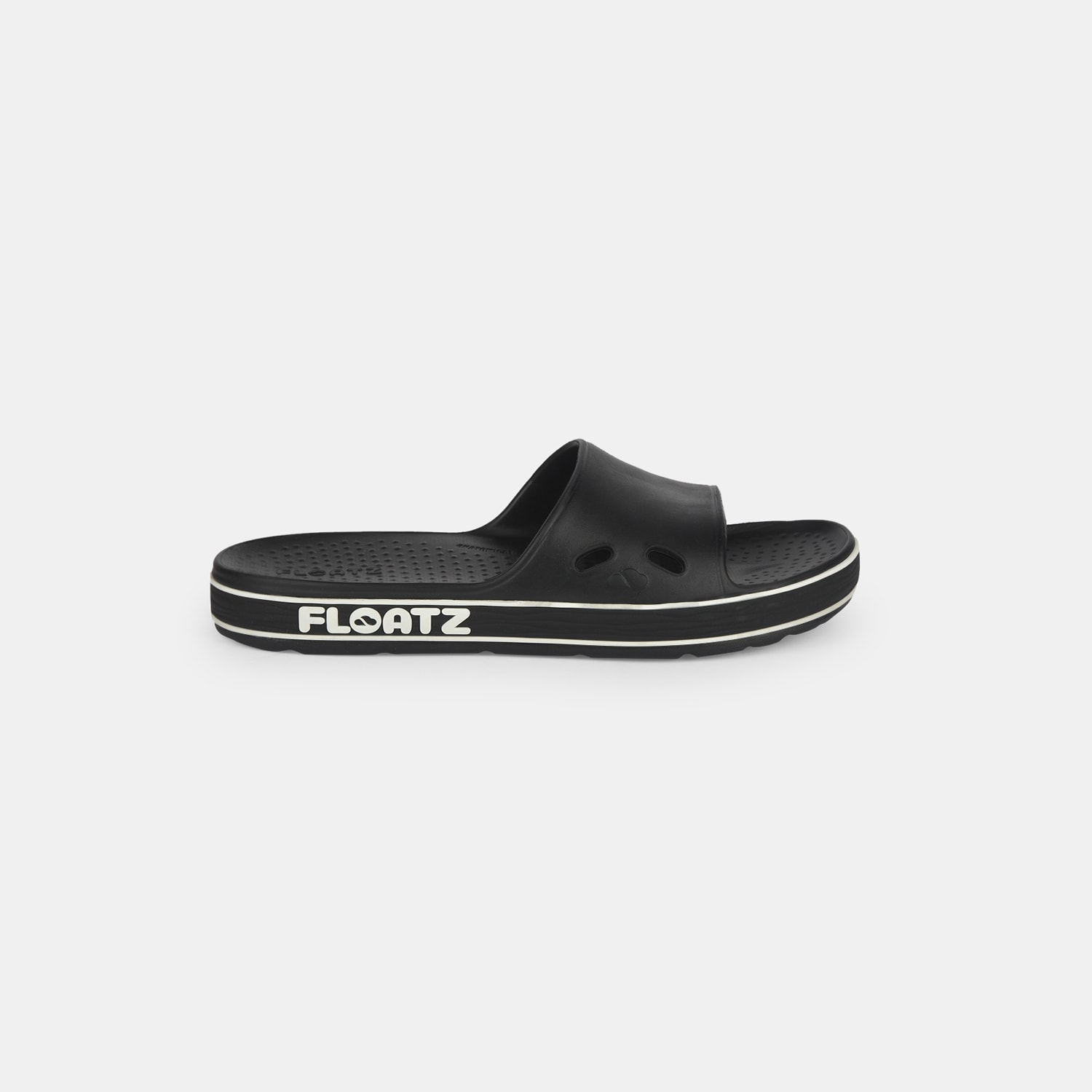 Floatz Black Flip Flops For Men