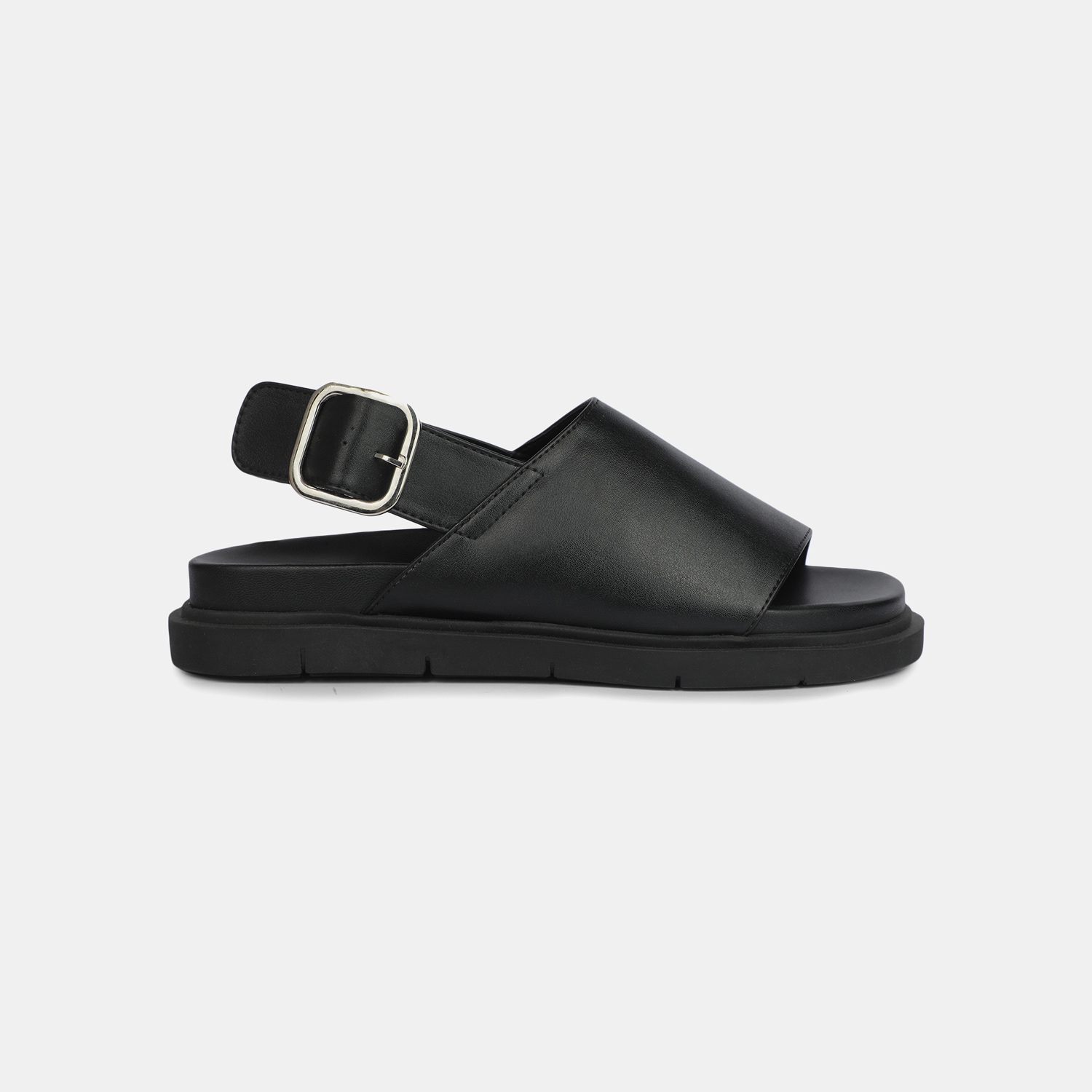 Bata Black Sandals For Women