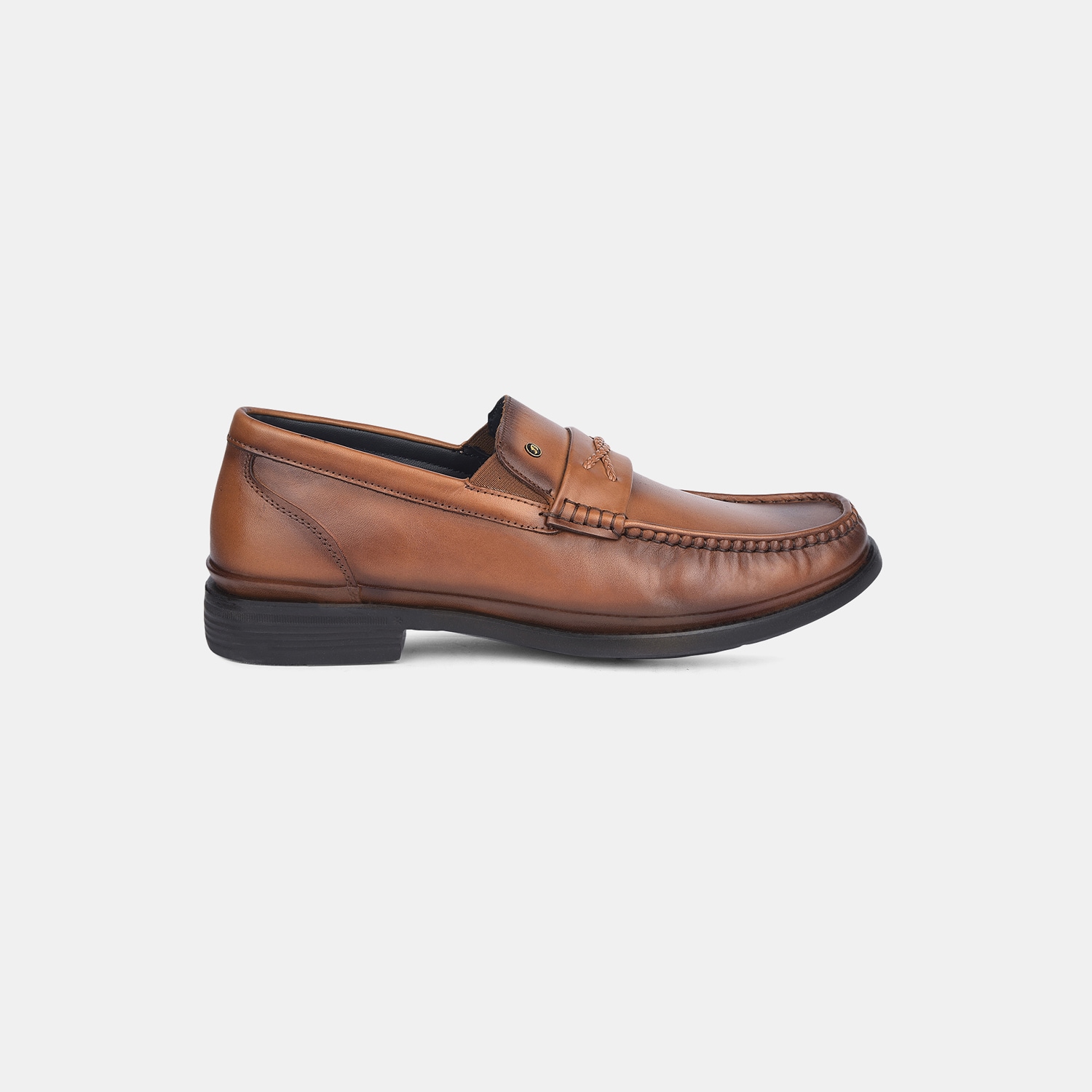 Bata Tan Casual Slip-On Shoes For Men
