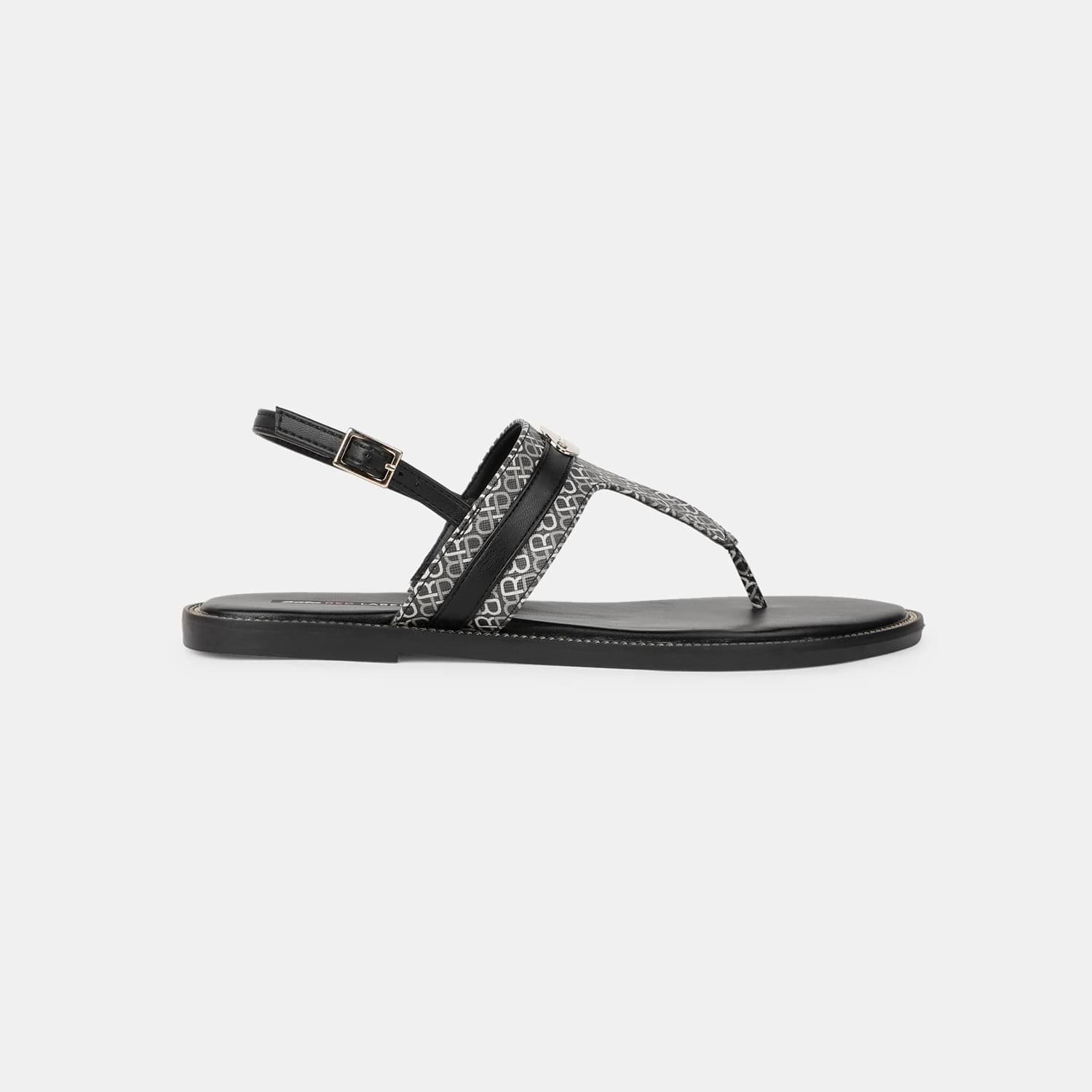 RED LABEL BLACK SANDAL FOR WOMEN