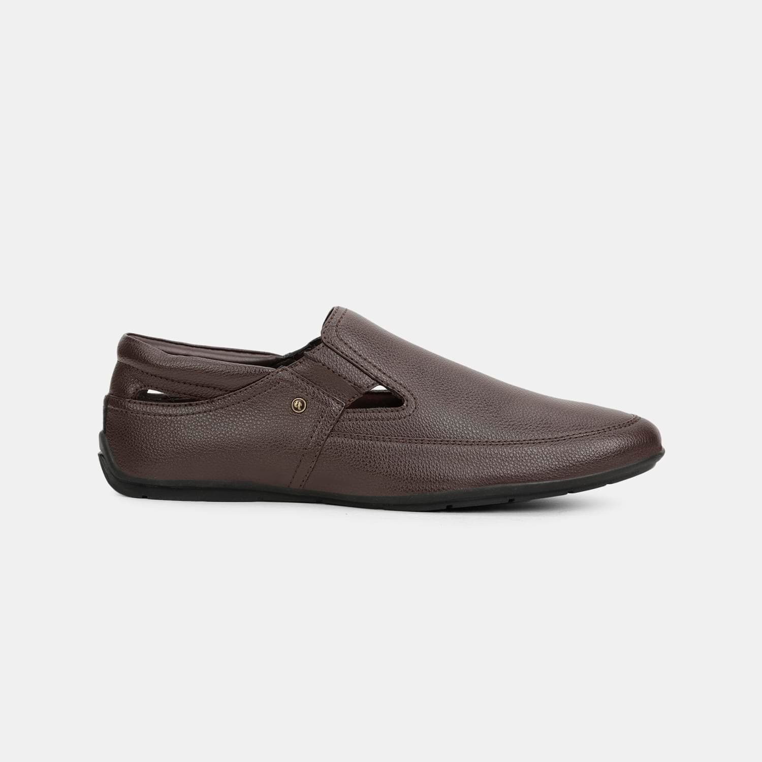 BATA DARK BROWN SANDALS FOR MEN