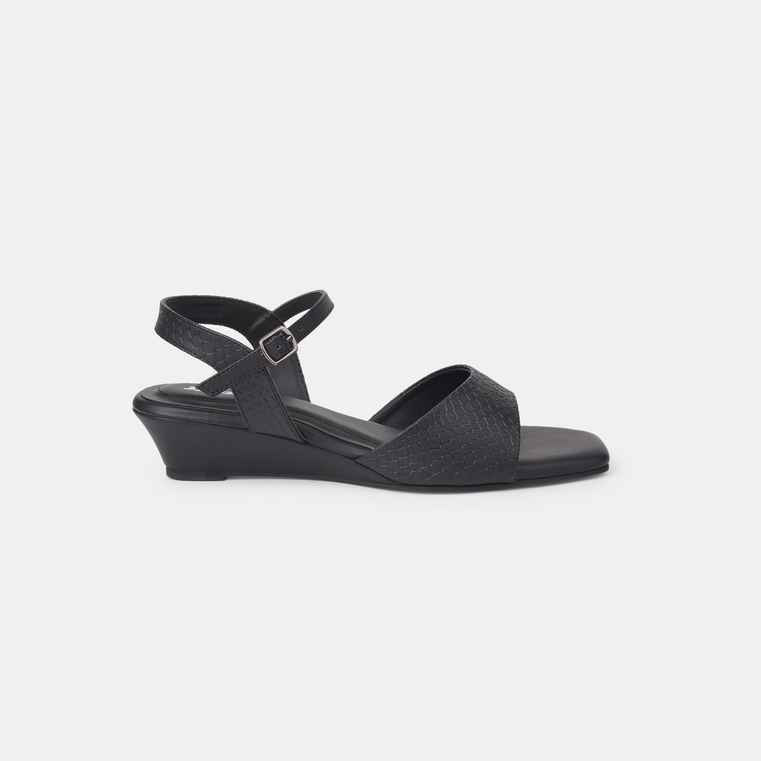 Bata Black Sandals For Women