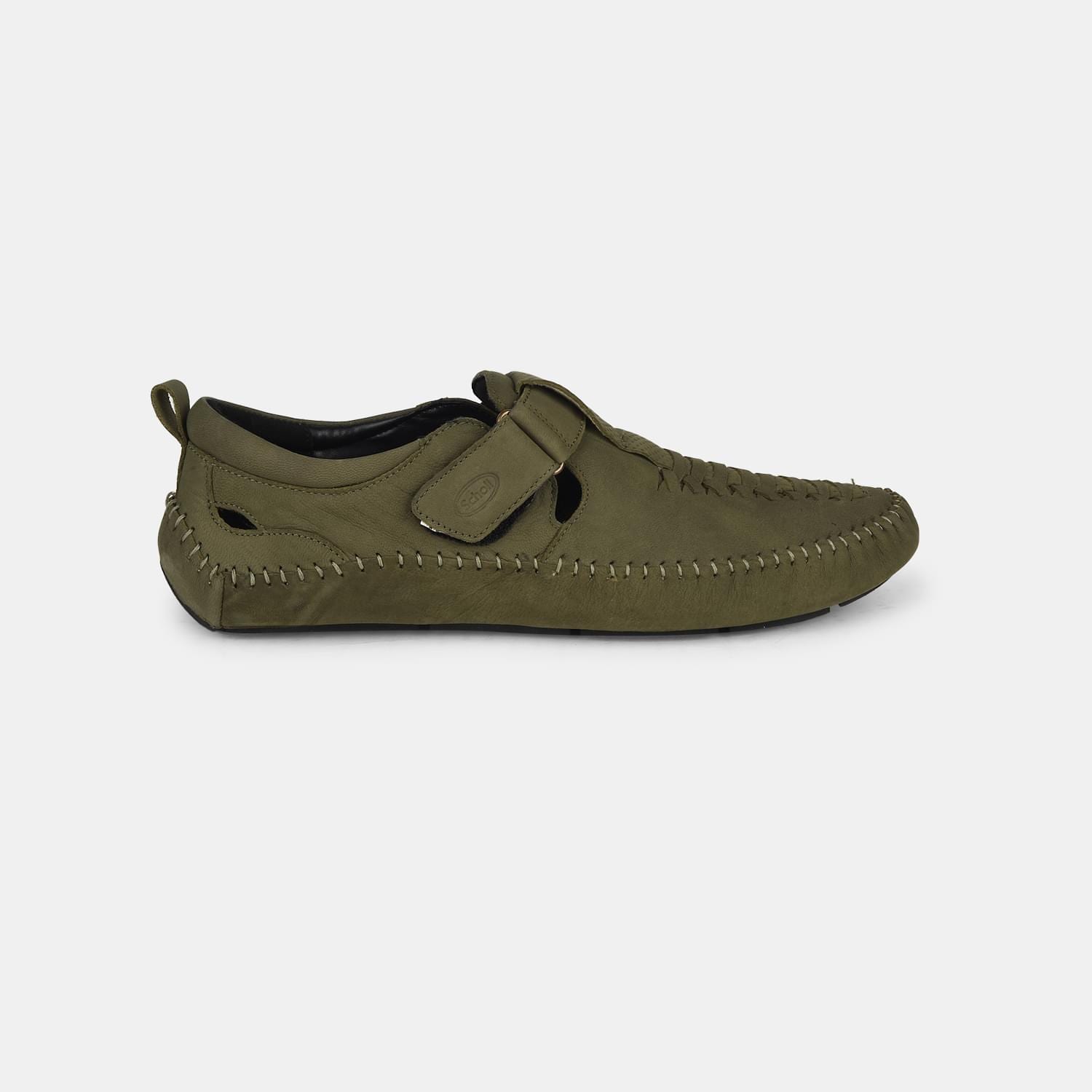 Scholl Olive Sandals For Men