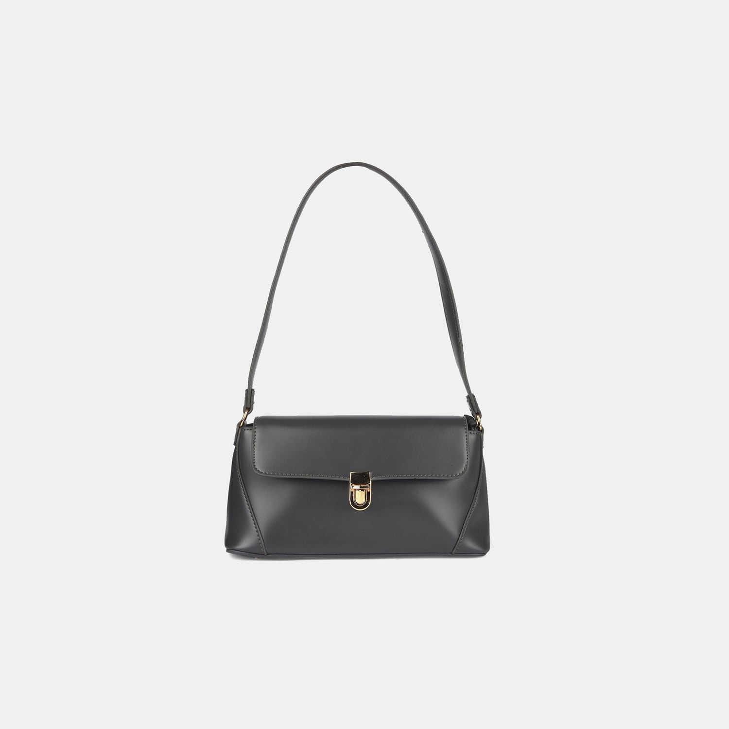 Bata Red Label Grey Handbag For Women