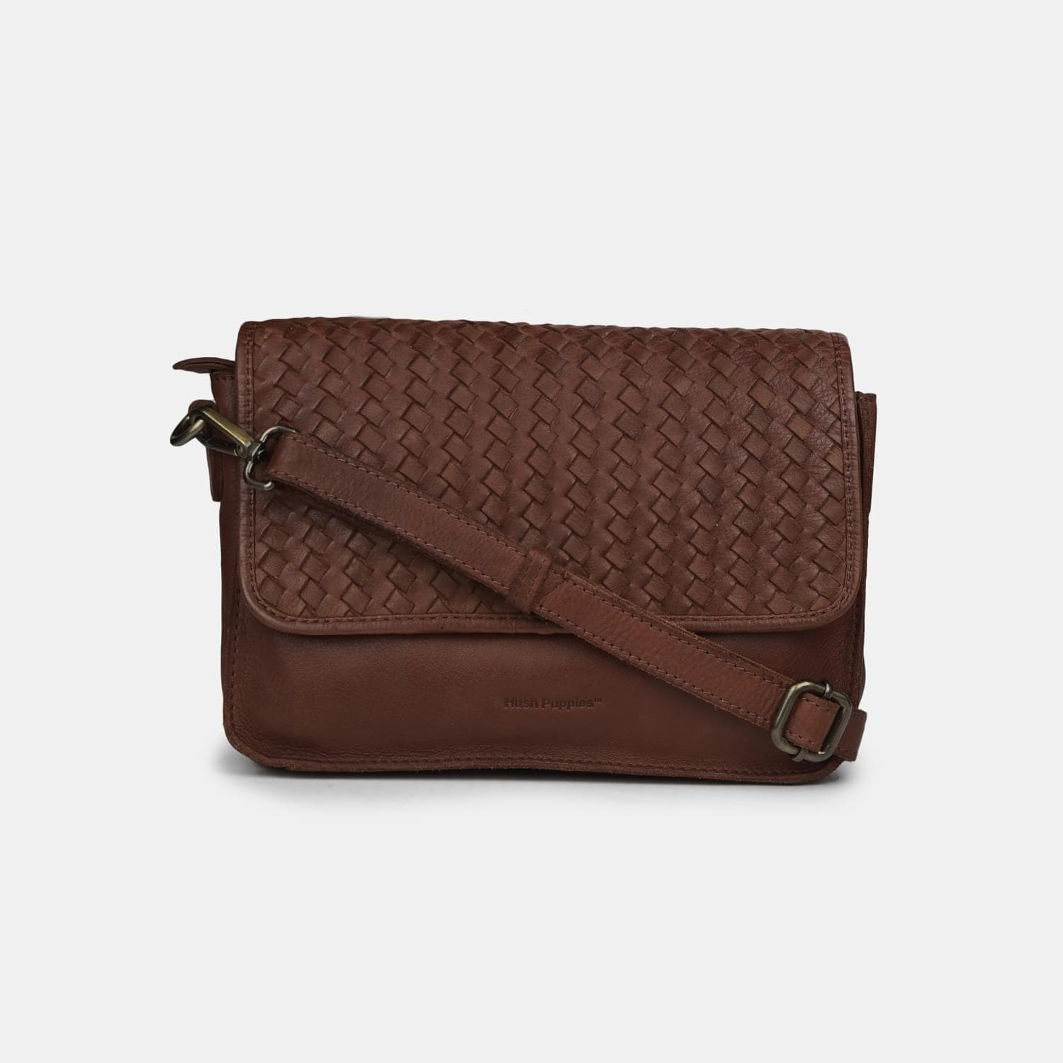 HUSH PUPPIES TAN HAND BAG FOR WOMEN