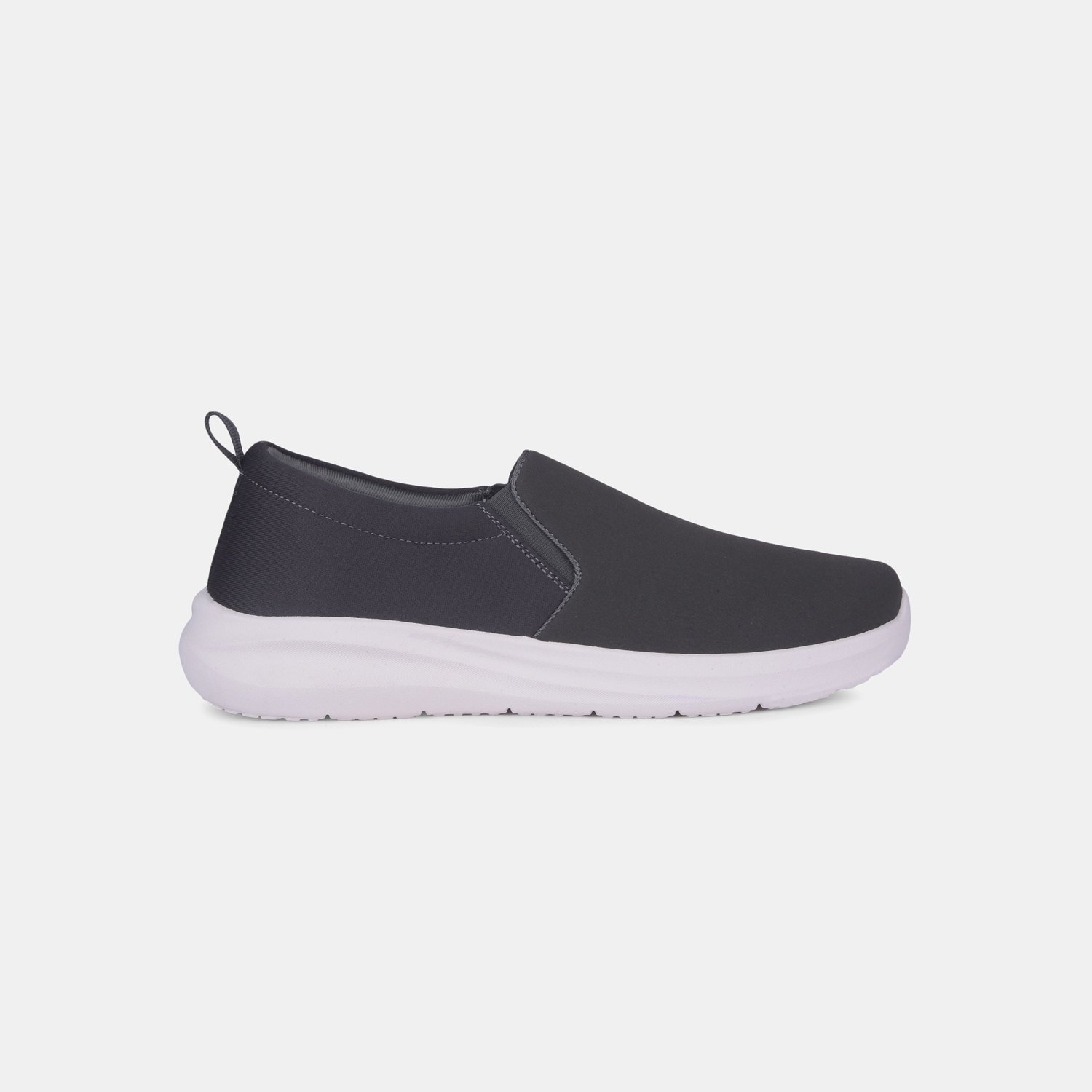 Bata Grey Slip-On Casual Shoes For Men