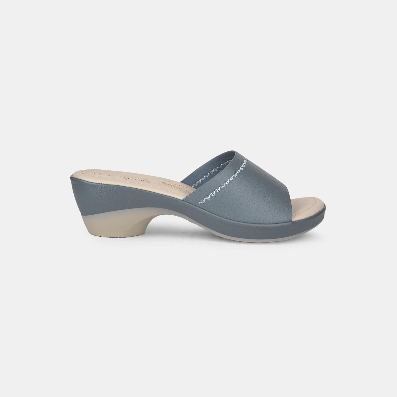 Bata Comfit Blue Mules For Women