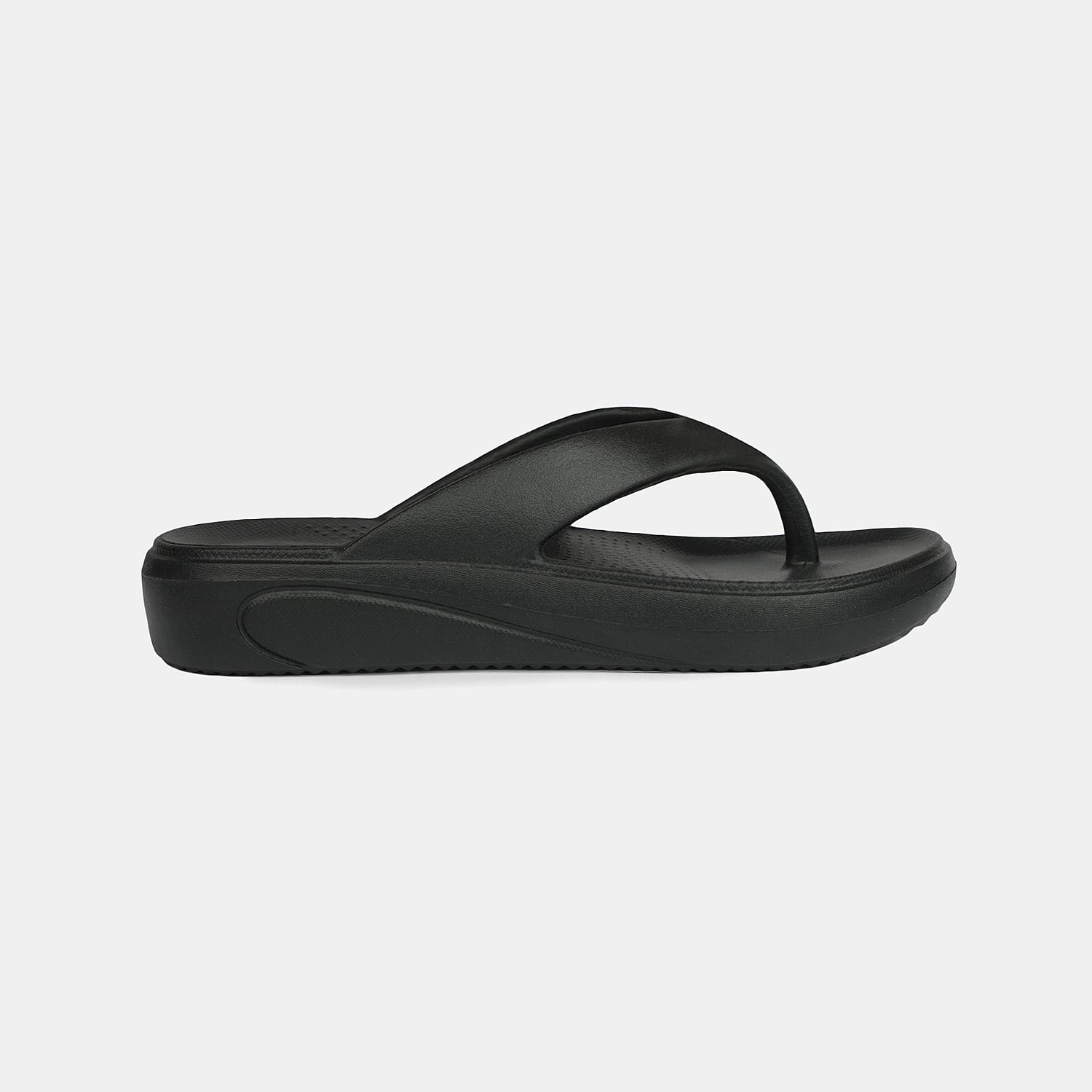 Bata Black Flip-Flops For Women