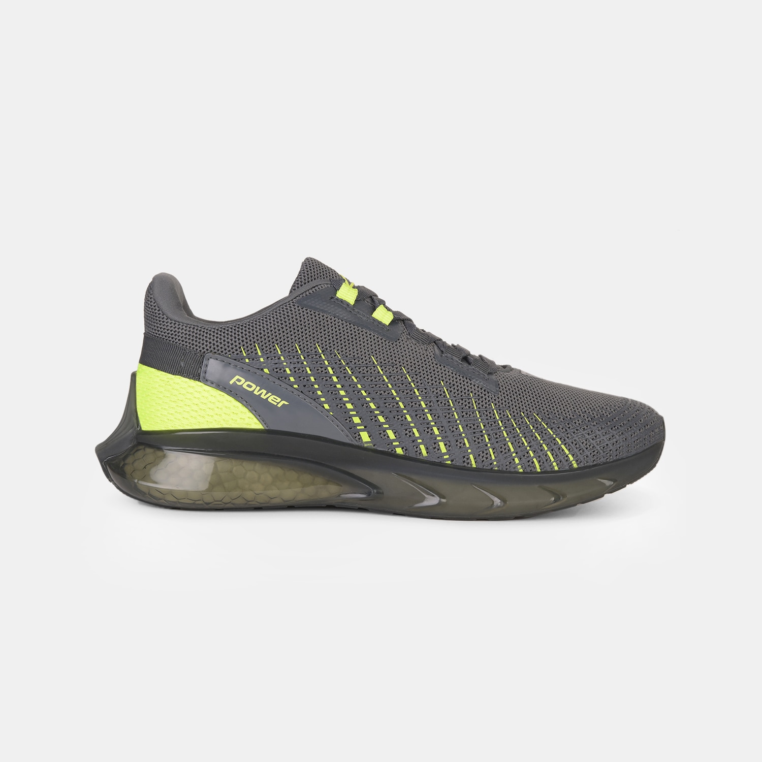Power Grey Sports Shoes For Men