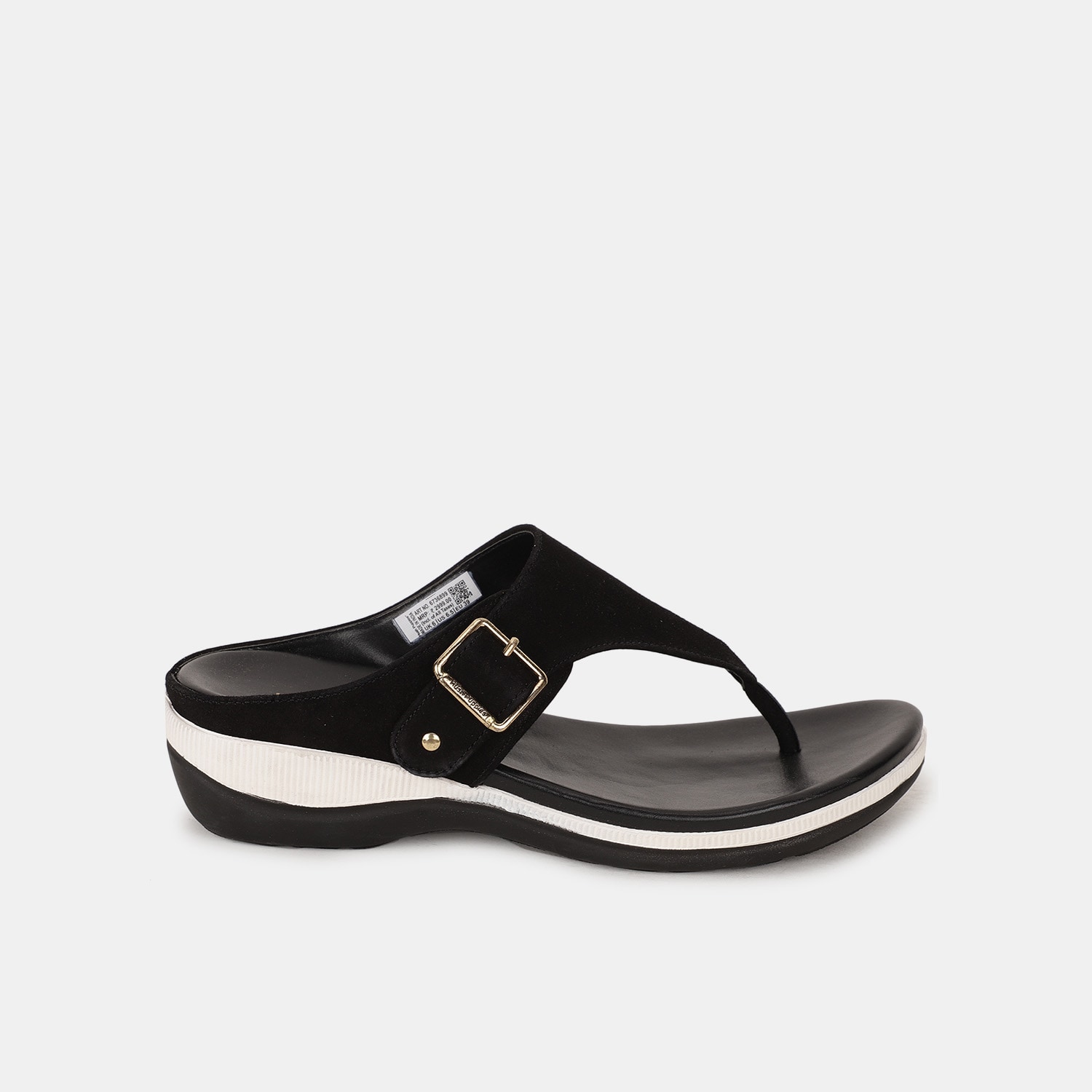 Hush Puppies Black Thongs For Women